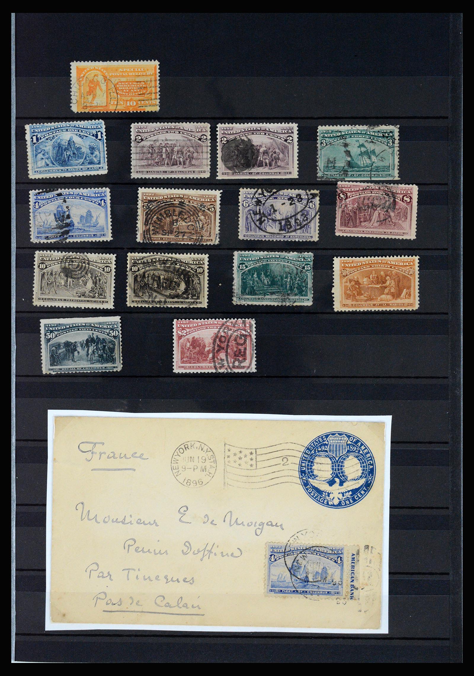 37136 030 - Postzegelverzameling 37136 USA 1847-1960.