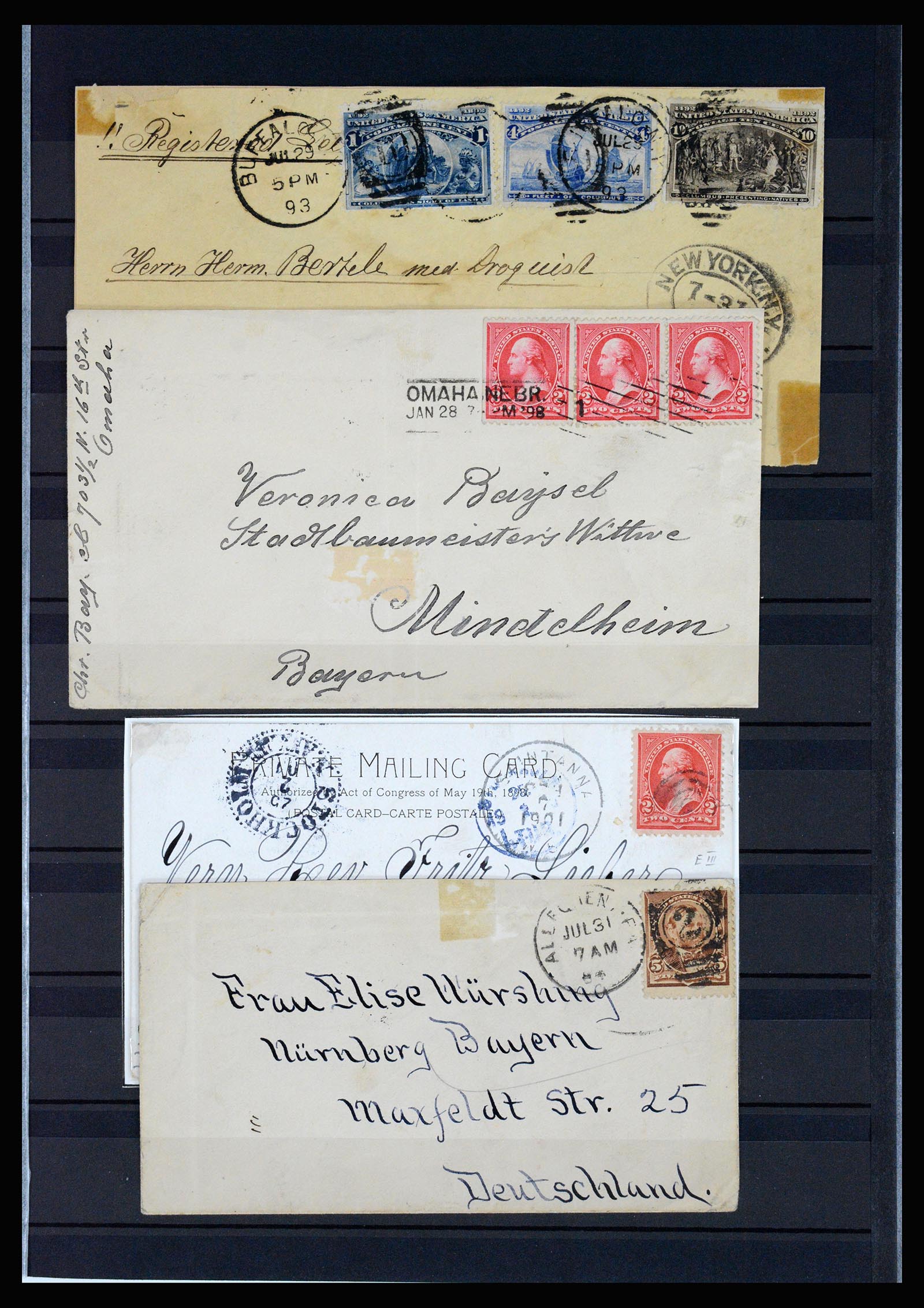 37136 032 - Postzegelverzameling 37136 USA 1847-1960.
