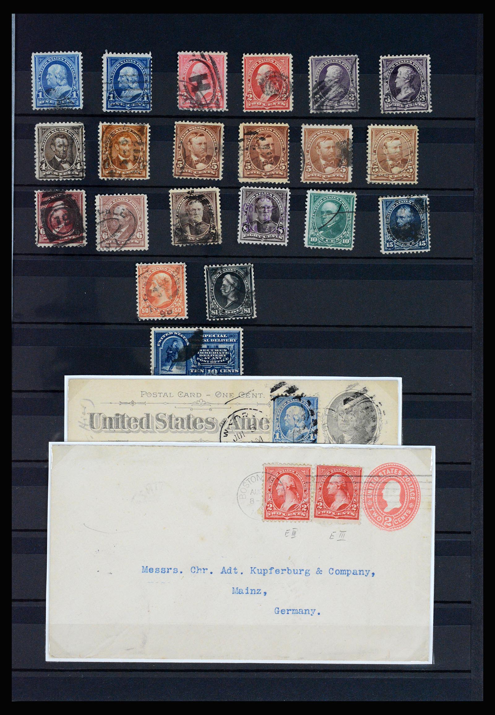 37136 034 - Postzegelverzameling 37136 USA 1847-1960.