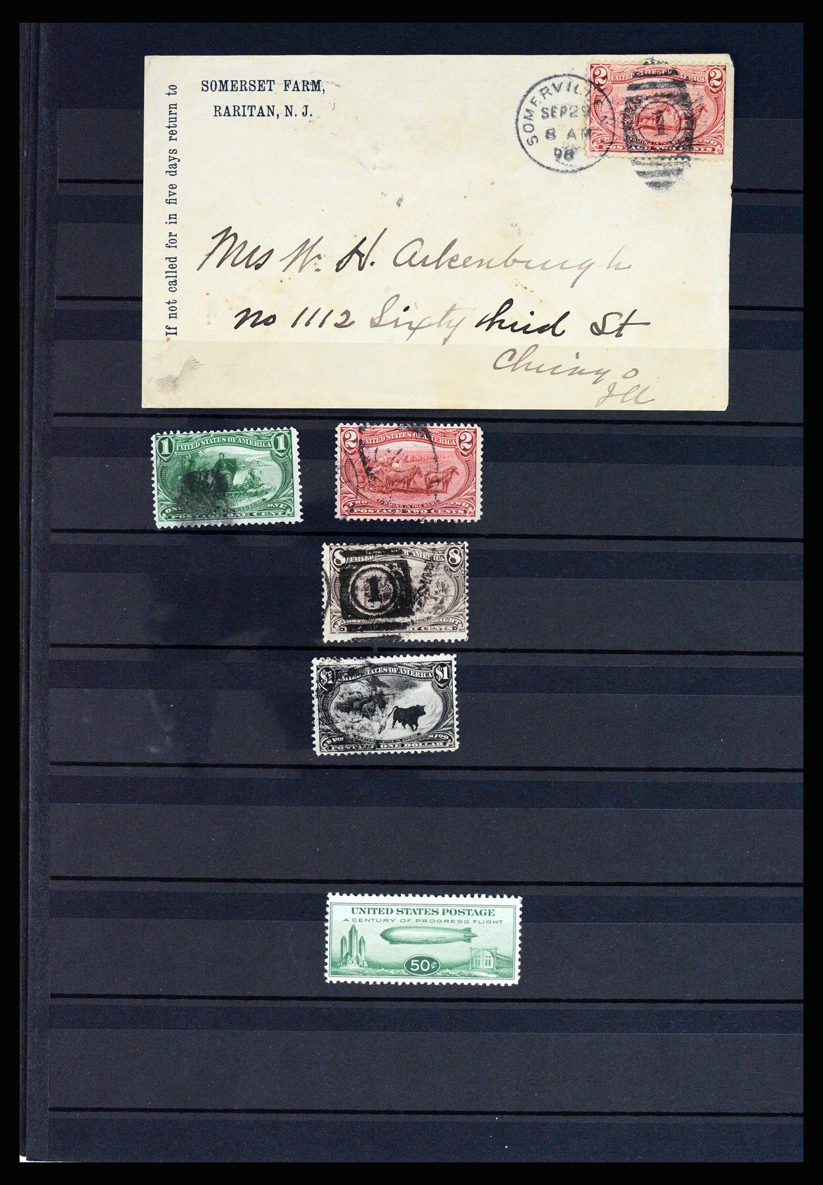 37136 035 - Postzegelverzameling 37136 USA 1847-1960.