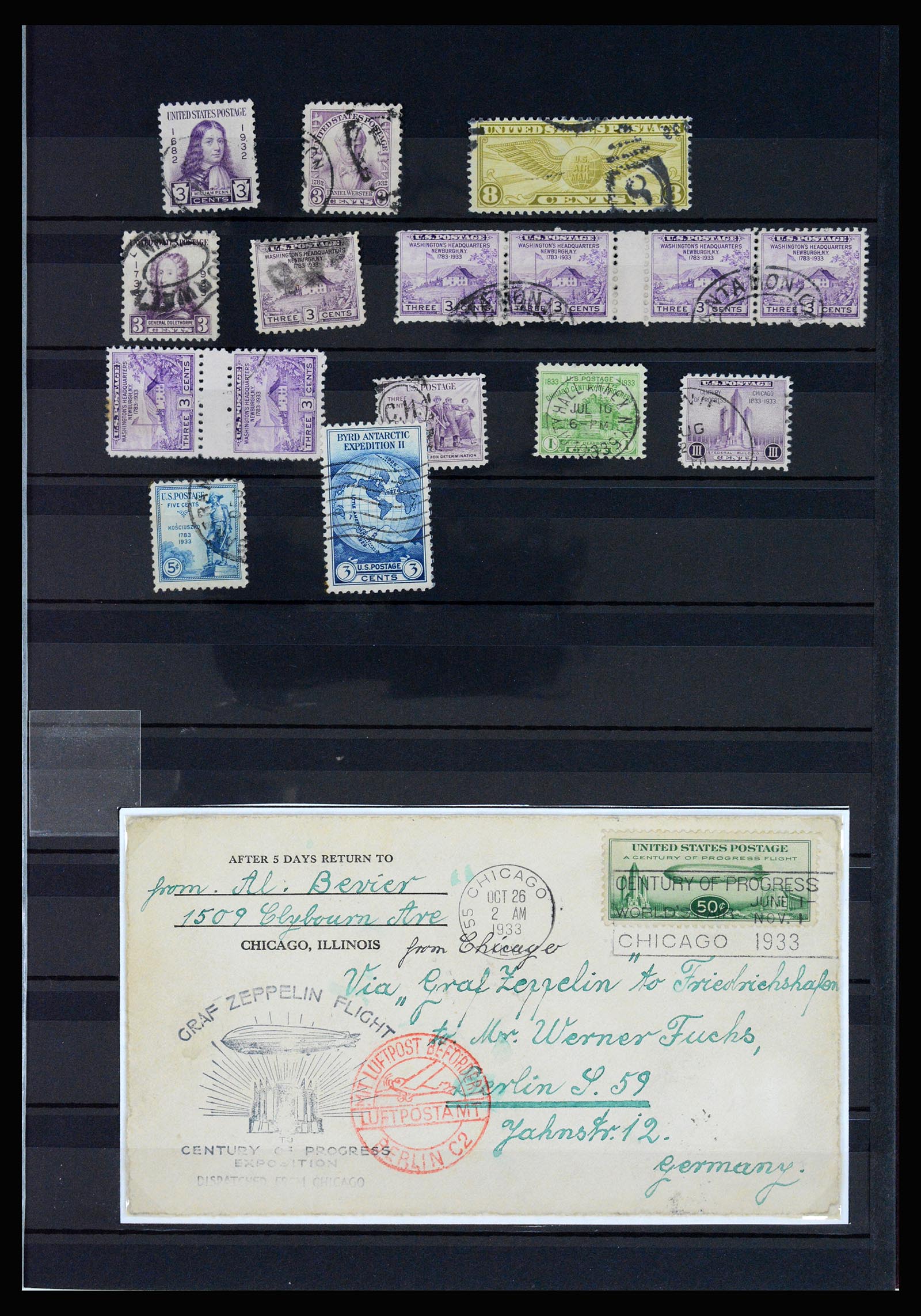 37136 038 - Postzegelverzameling 37136 USA 1847-1960.