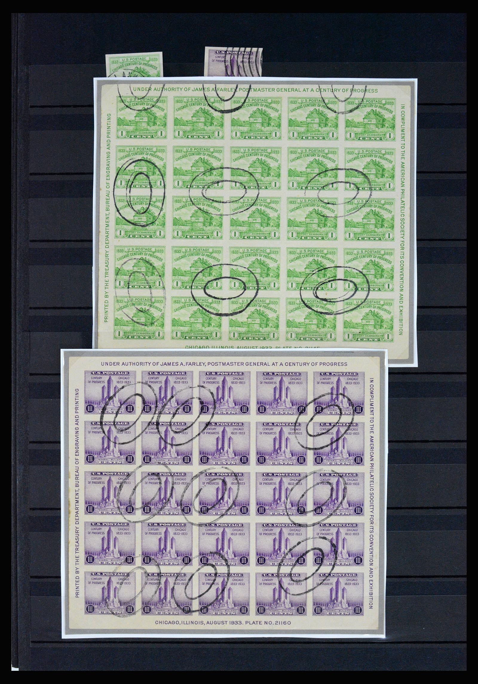 37136 039 - Postzegelverzameling 37136 USA 1847-1960.