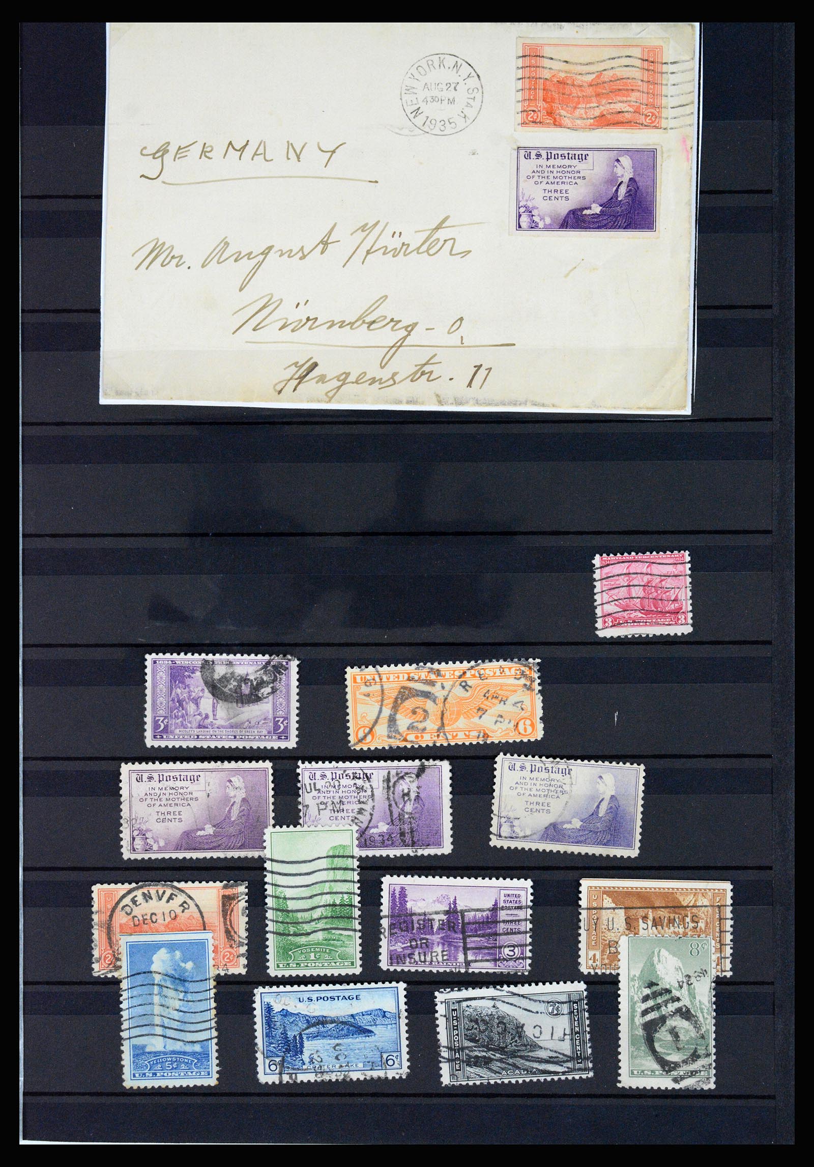 37136 040 - Postzegelverzameling 37136 USA 1847-1960.