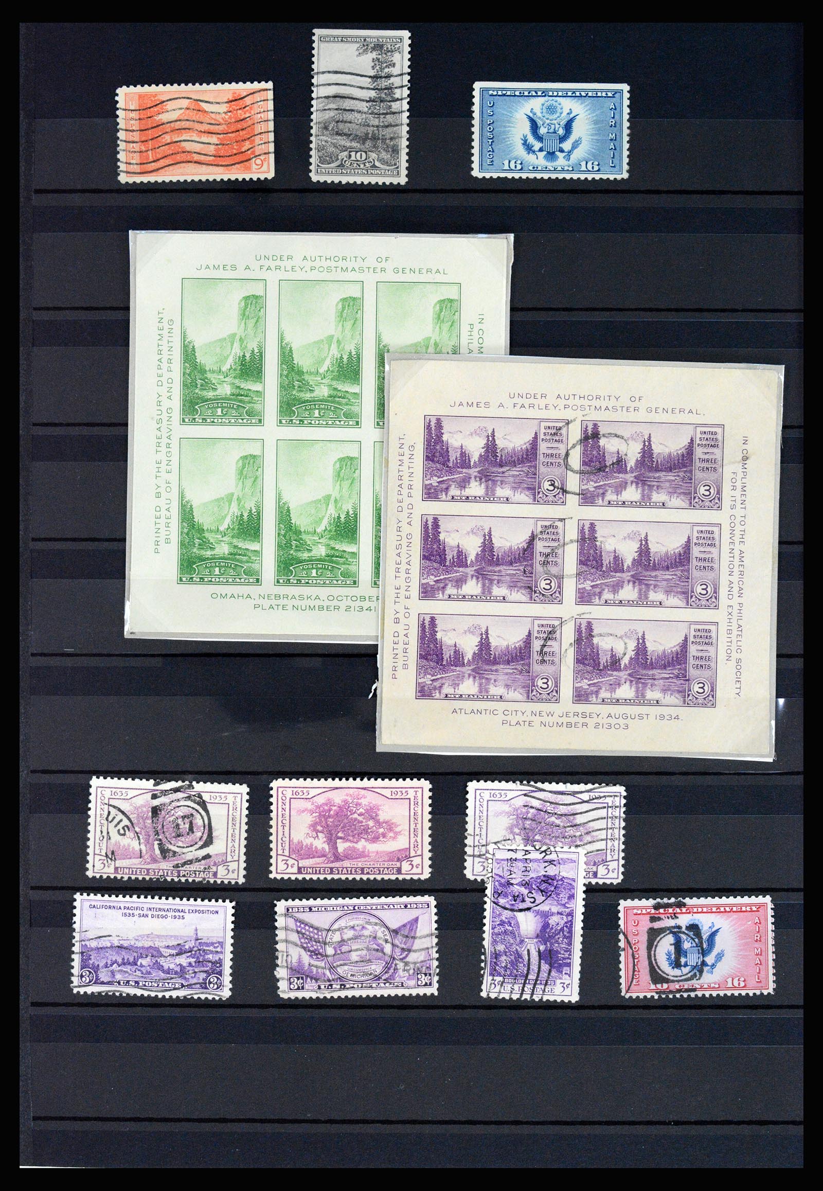 37136 041 - Postzegelverzameling 37136 USA 1847-1960.