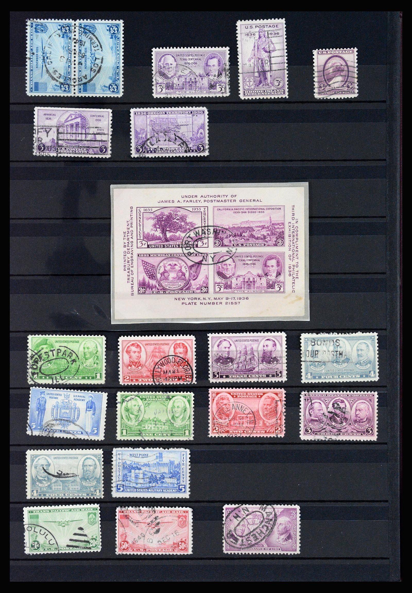 37136 042 - Postzegelverzameling 37136 USA 1847-1960.