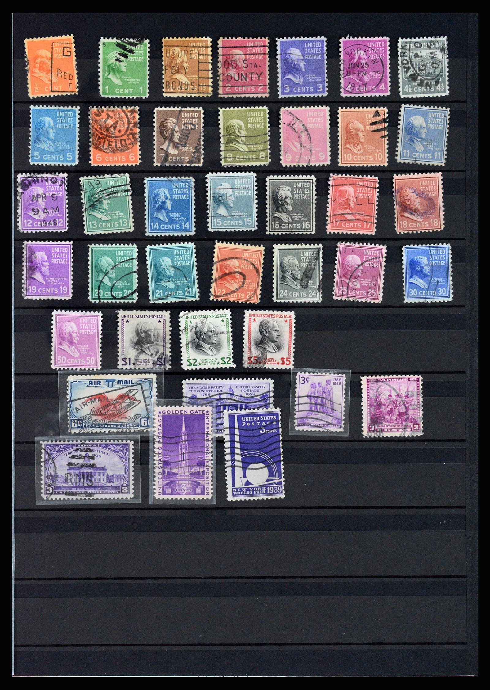 37136 044 - Postzegelverzameling 37136 USA 1847-1960.