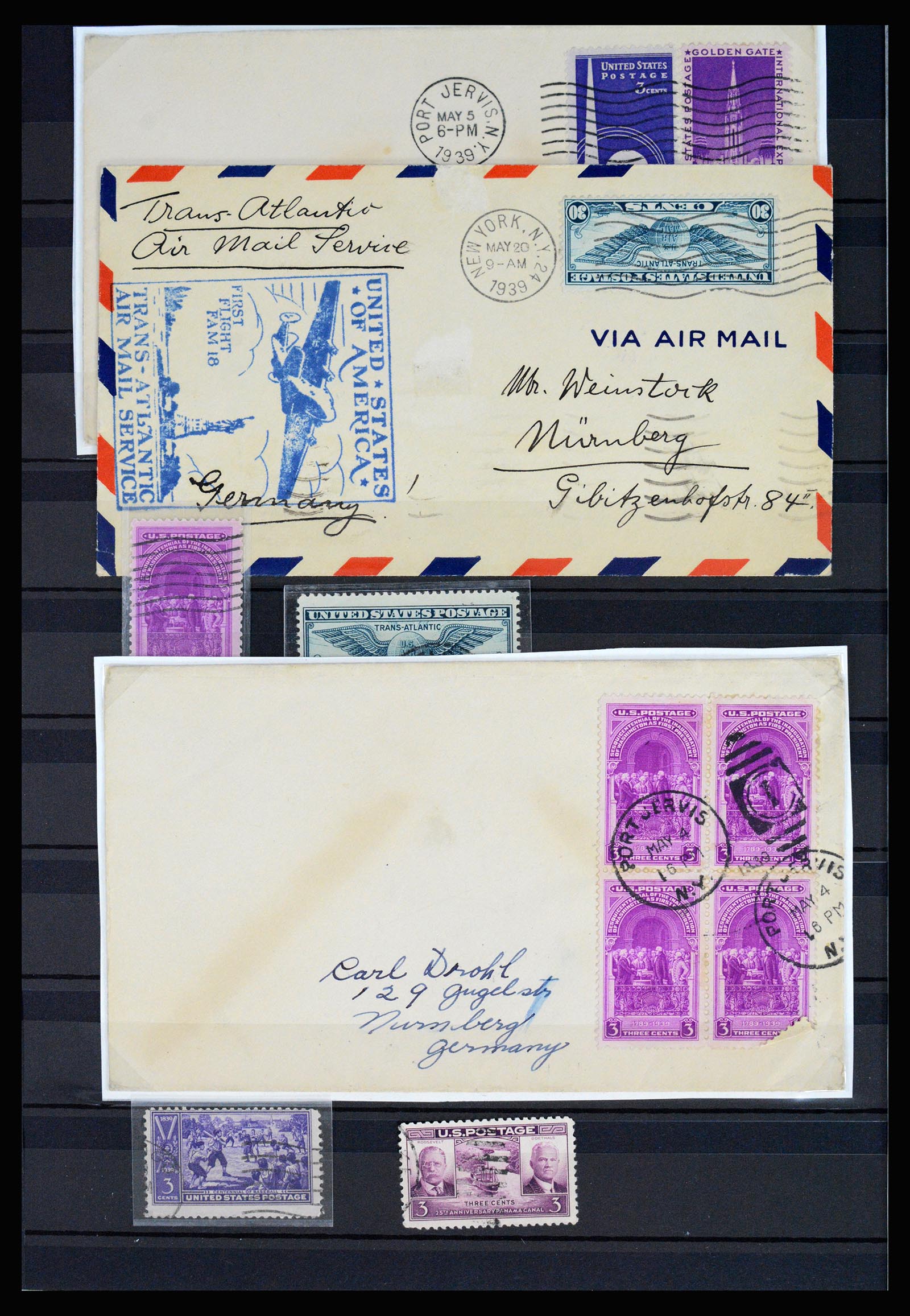 37136 045 - Postzegelverzameling 37136 USA 1847-1960.