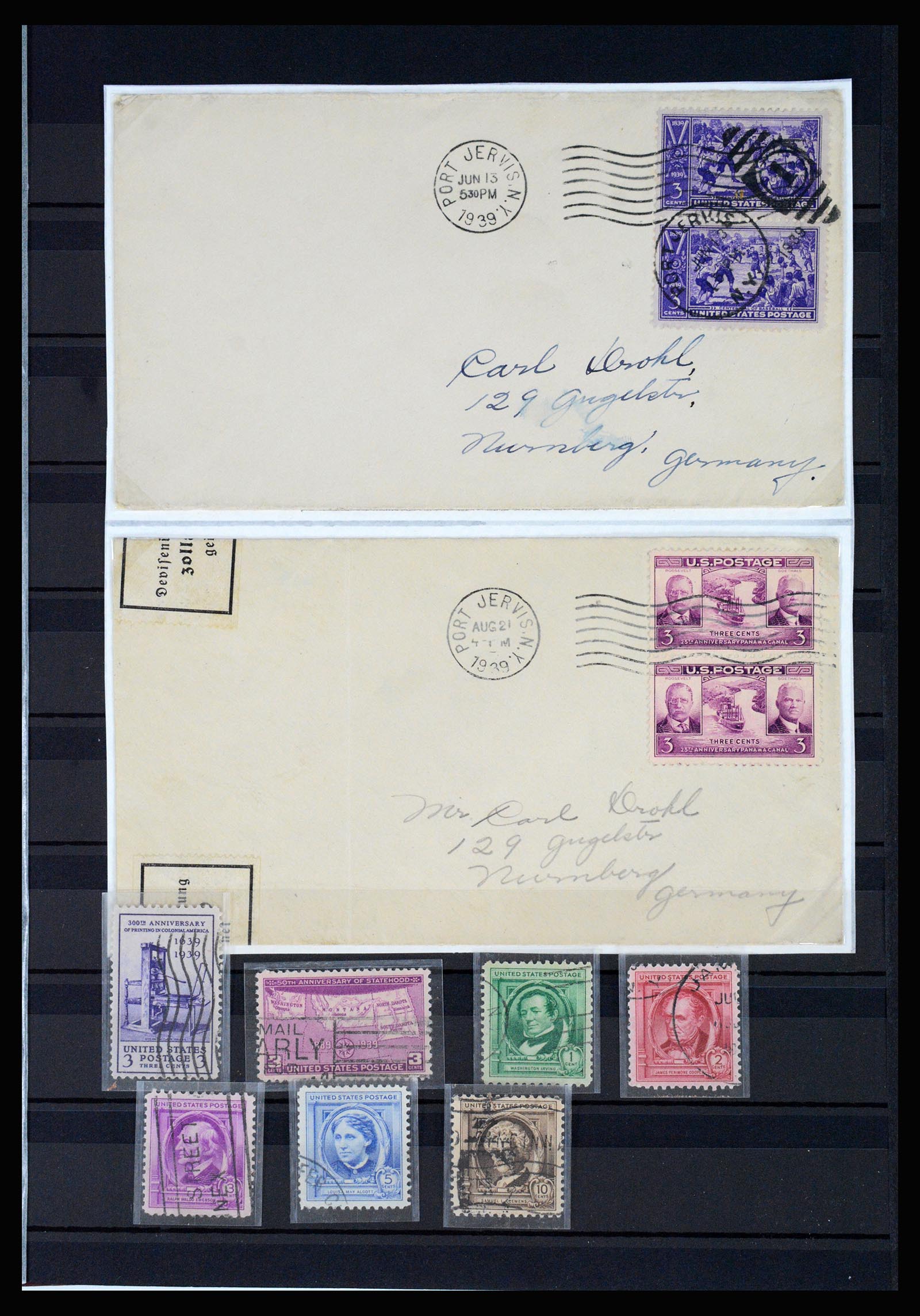 37136 046 - Postzegelverzameling 37136 USA 1847-1960.