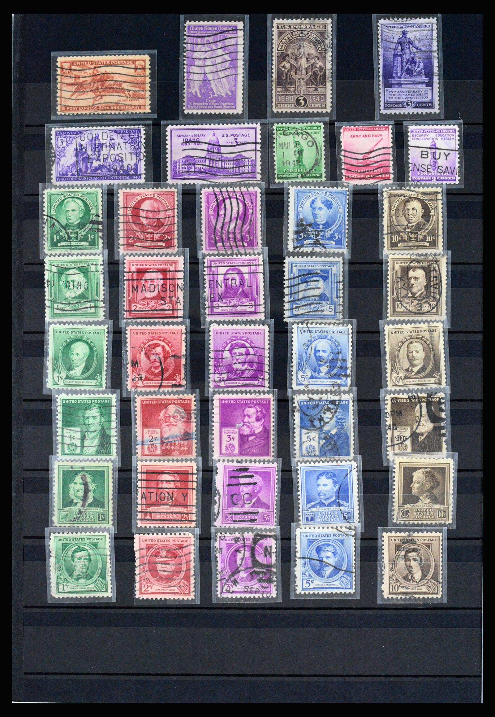 37136 047 - Postzegelverzameling 37136 USA 1847-1960.