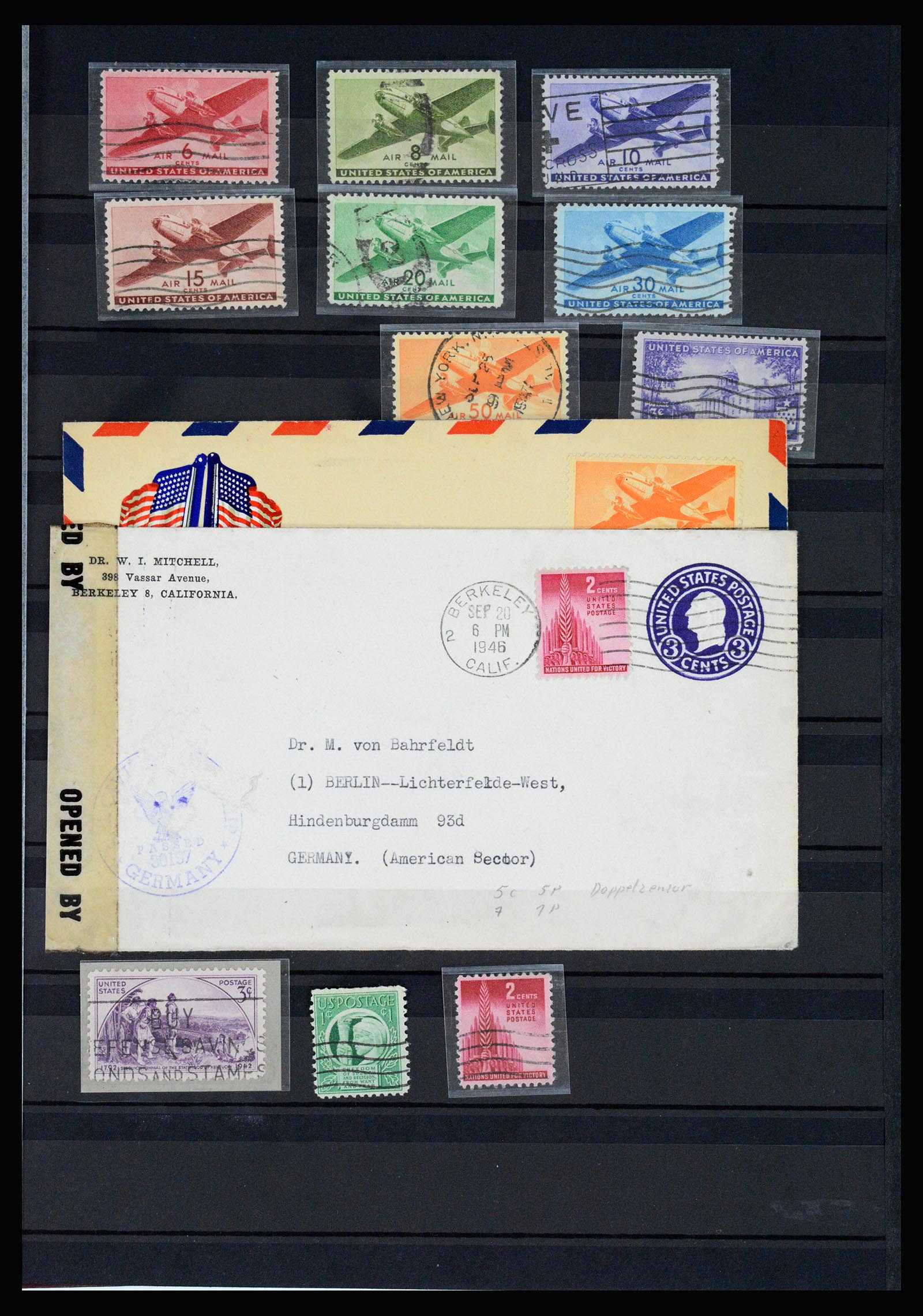 37136 048 - Postzegelverzameling 37136 USA 1847-1960.