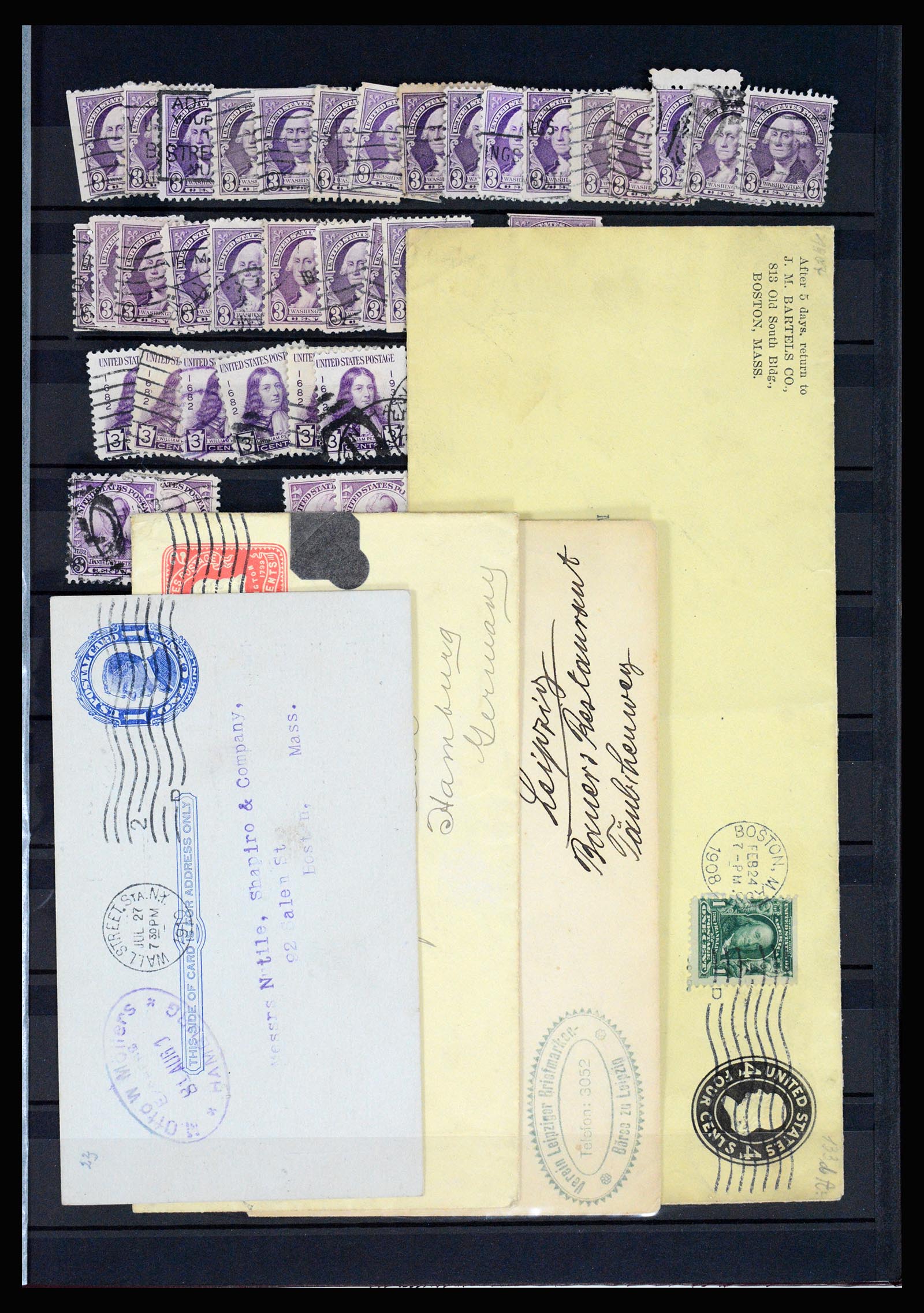 37136 052 - Postzegelverzameling 37136 USA 1847-1960.