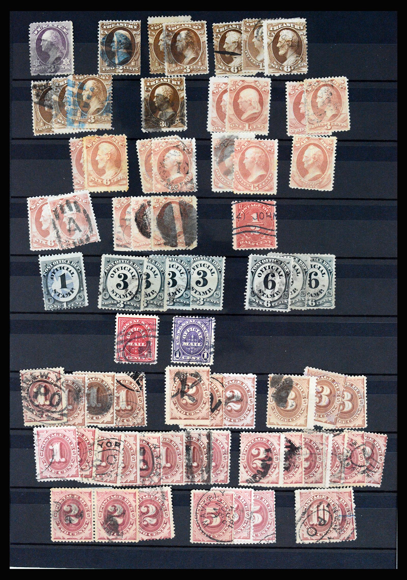37136 055 - Postzegelverzameling 37136 USA 1847-1960.