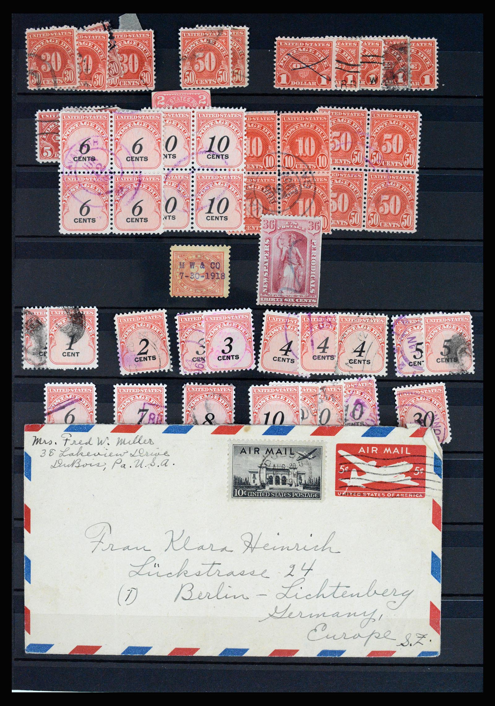 37136 057 - Postzegelverzameling 37136 USA 1847-1960.