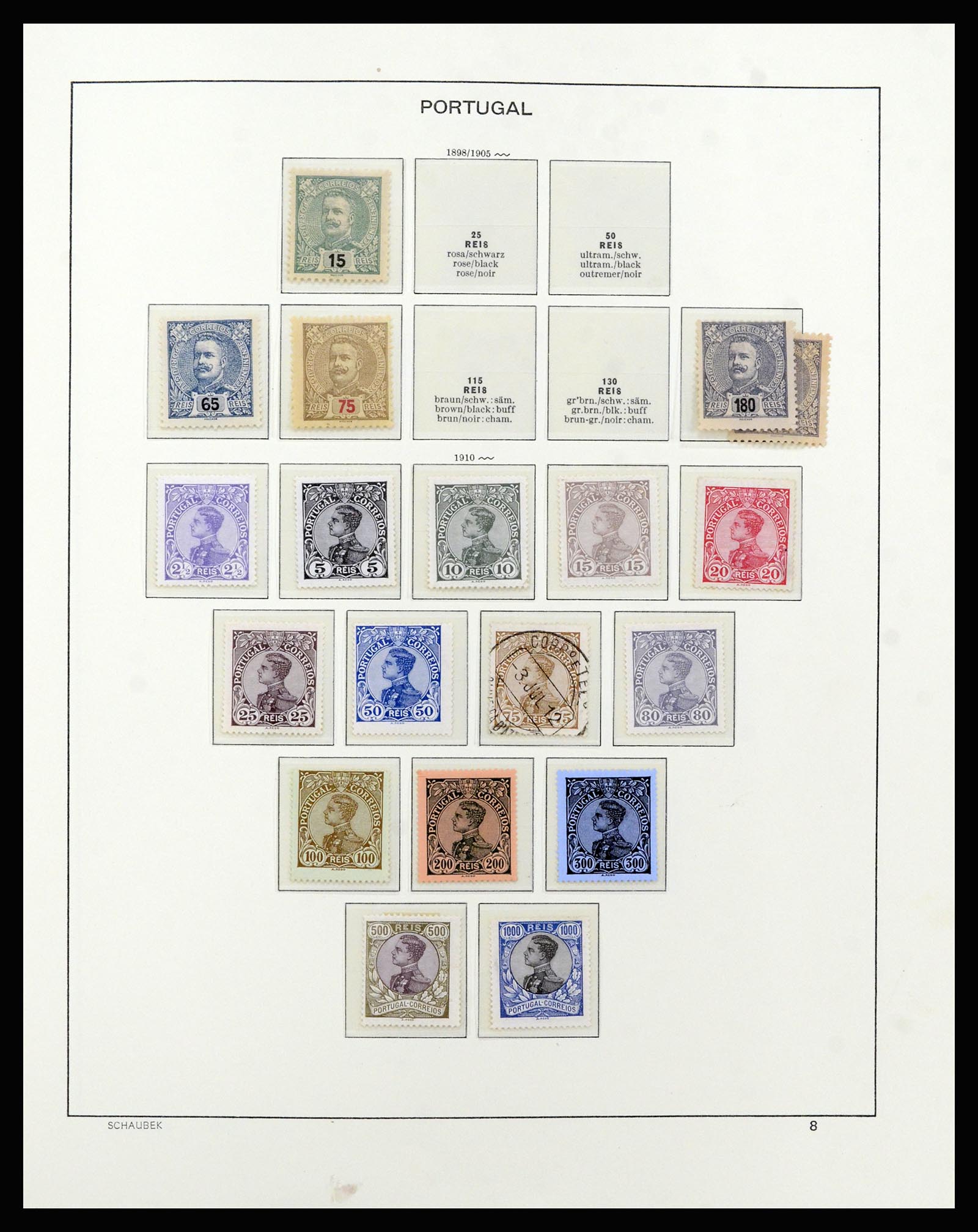 37137 007 - Postzegelverzameling 37137 Portugal 1894-1944.