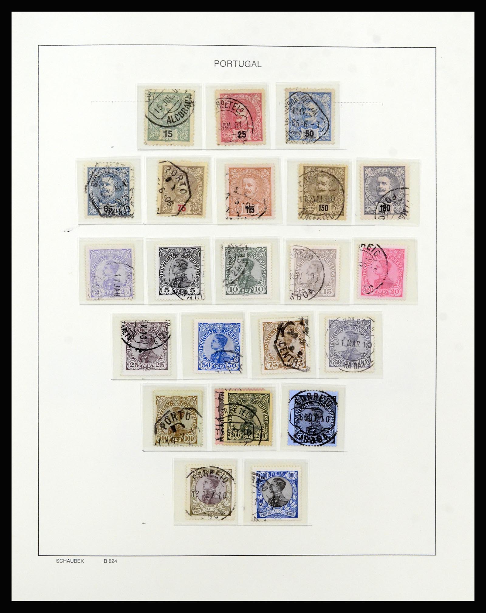 37137 008 - Postzegelverzameling 37137 Portugal 1894-1944.