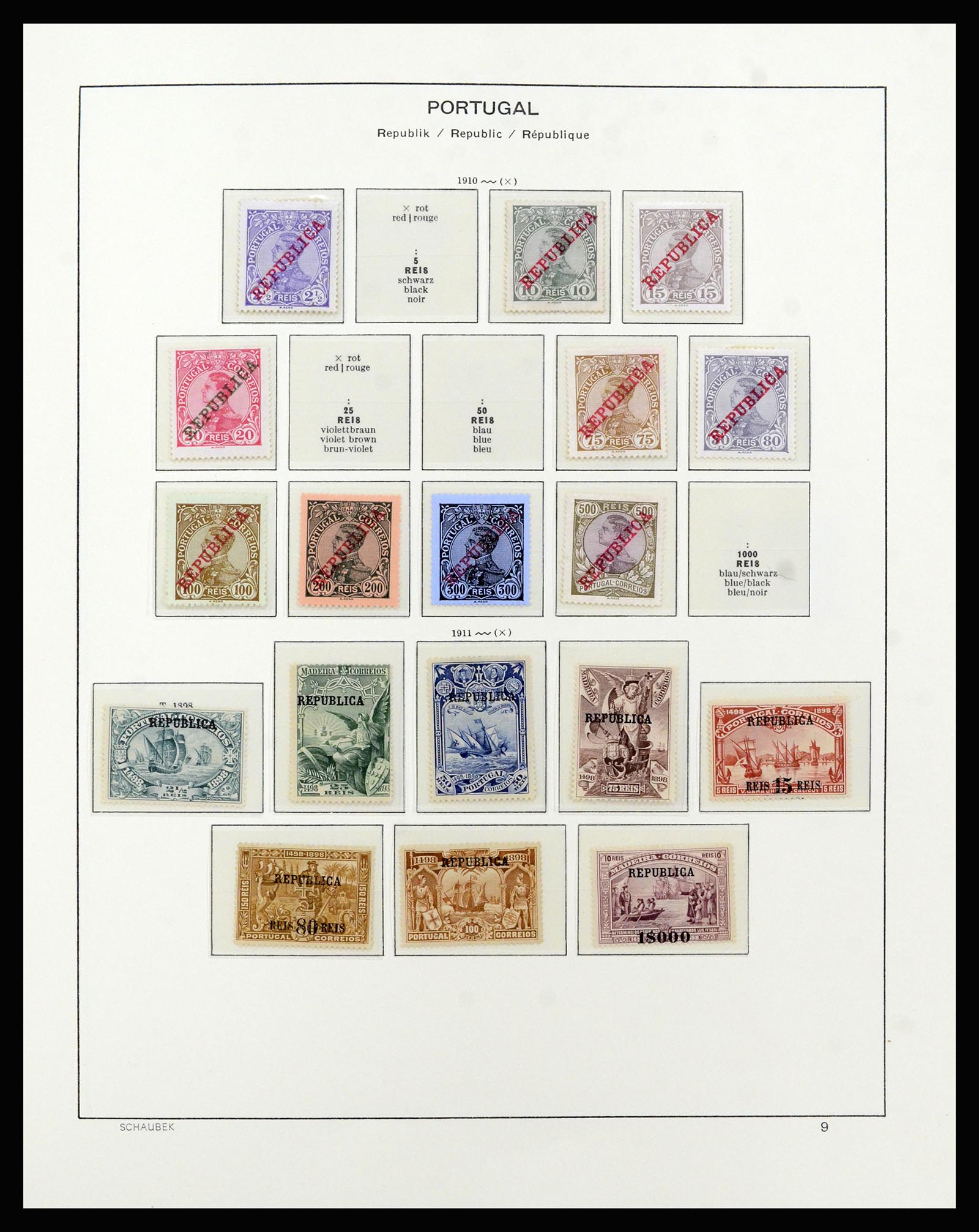 37137 009 - Postzegelverzameling 37137 Portugal 1894-1944.