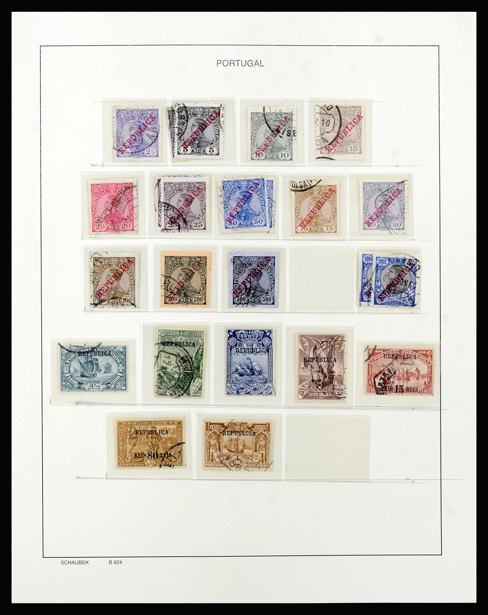 37137 010 - Postzegelverzameling 37137 Portugal 1894-1944.