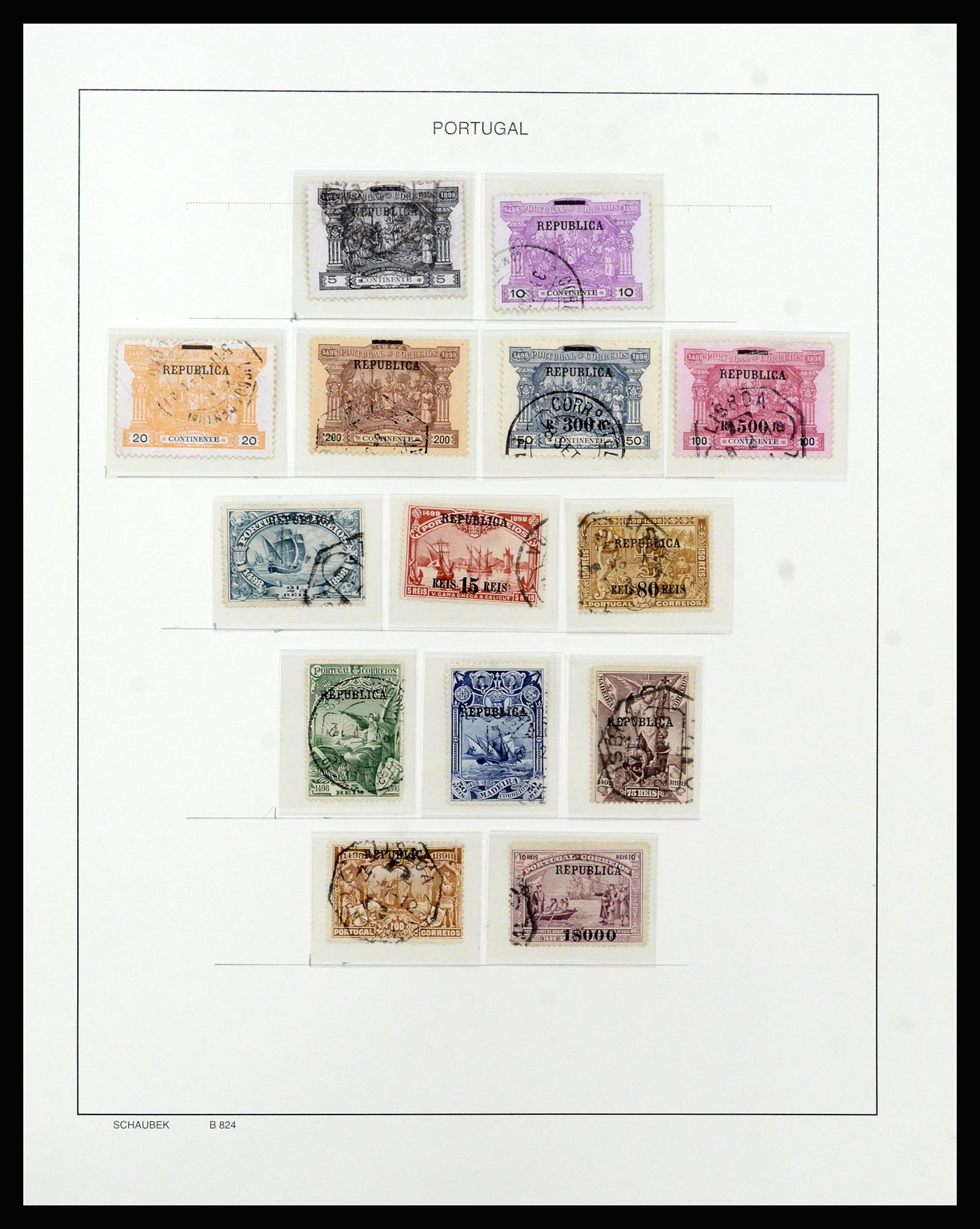 37137 012 - Postzegelverzameling 37137 Portugal 1894-1944.