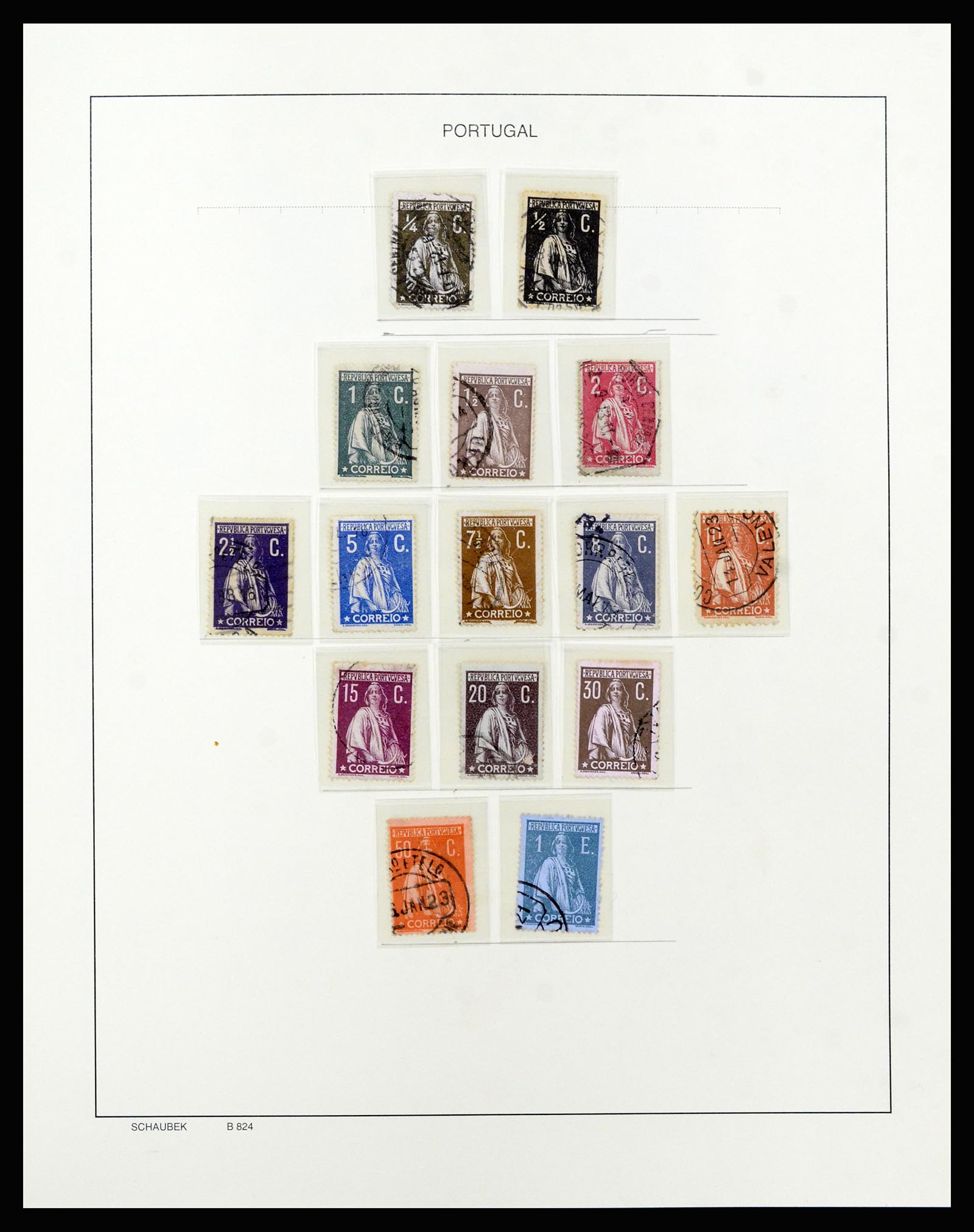 37137 015 - Postzegelverzameling 37137 Portugal 1894-1944.