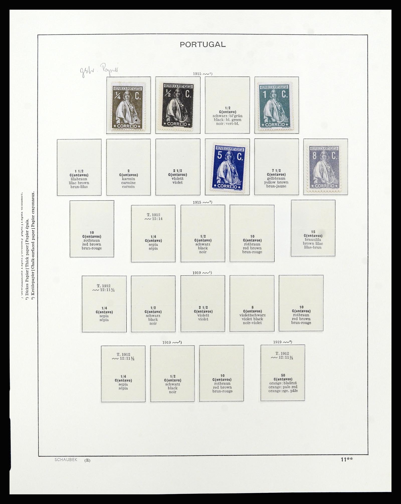 37137 016 - Postzegelverzameling 37137 Portugal 1894-1944.