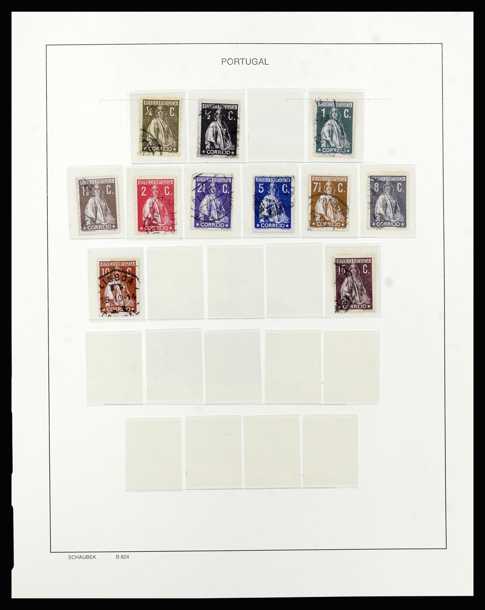 37137 017 - Postzegelverzameling 37137 Portugal 1894-1944.