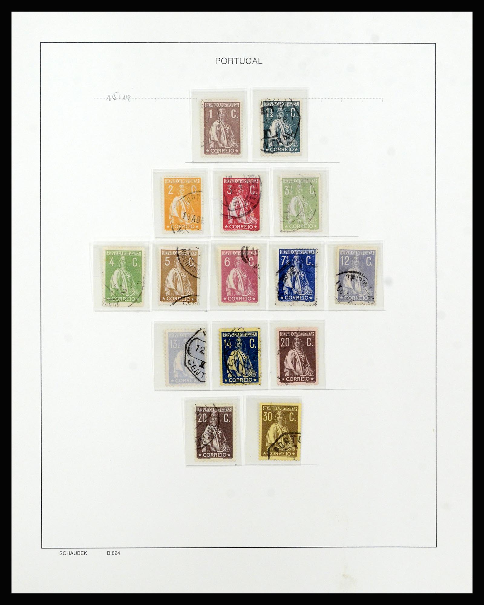 37137 019 - Postzegelverzameling 37137 Portugal 1894-1944.