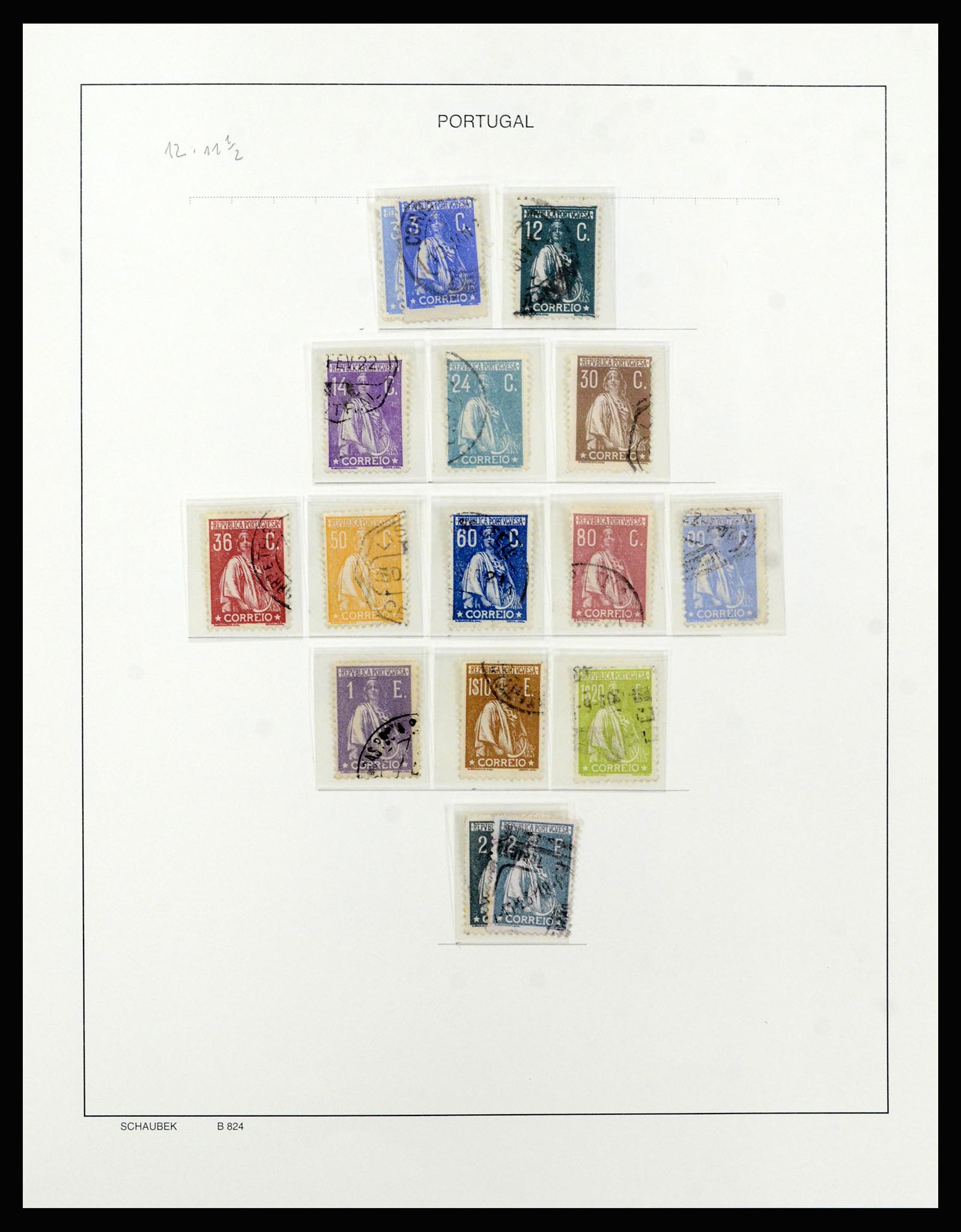 37137 021 - Postzegelverzameling 37137 Portugal 1894-1944.