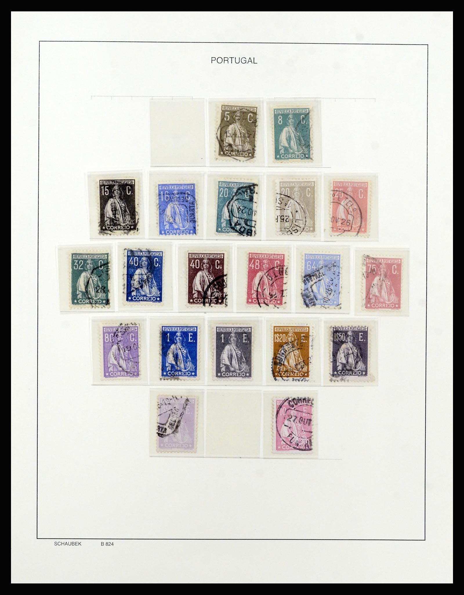 37137 023 - Postzegelverzameling 37137 Portugal 1894-1944.