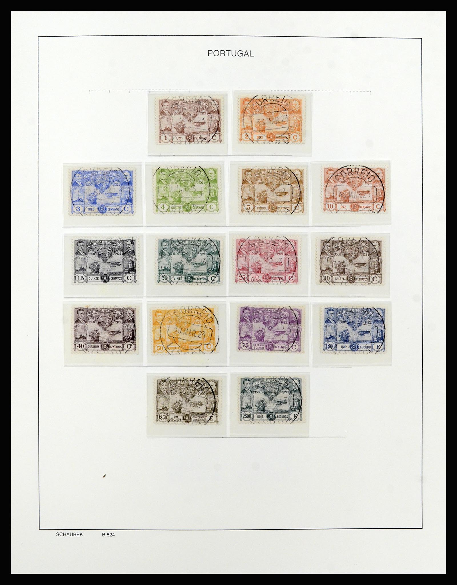 37137 025 - Postzegelverzameling 37137 Portugal 1894-1944.