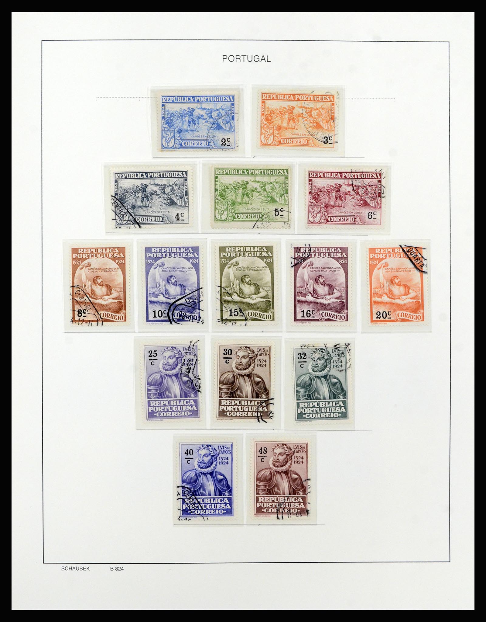 37137 027 - Postzegelverzameling 37137 Portugal 1894-1944.