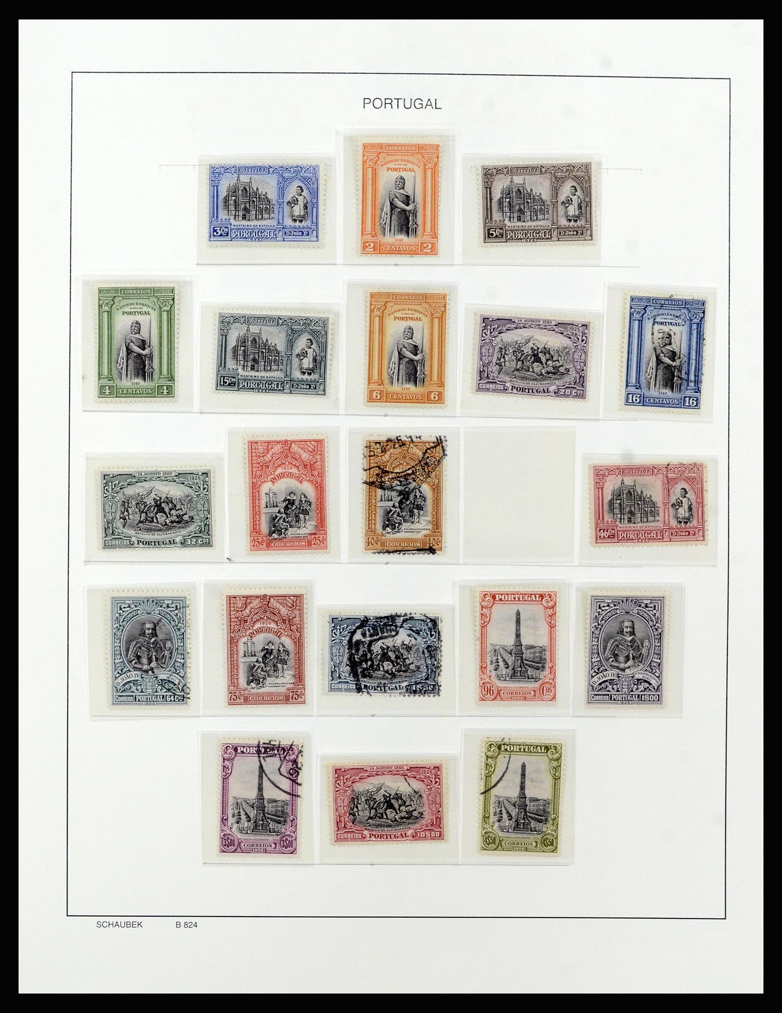 37137 035 - Postzegelverzameling 37137 Portugal 1894-1944.