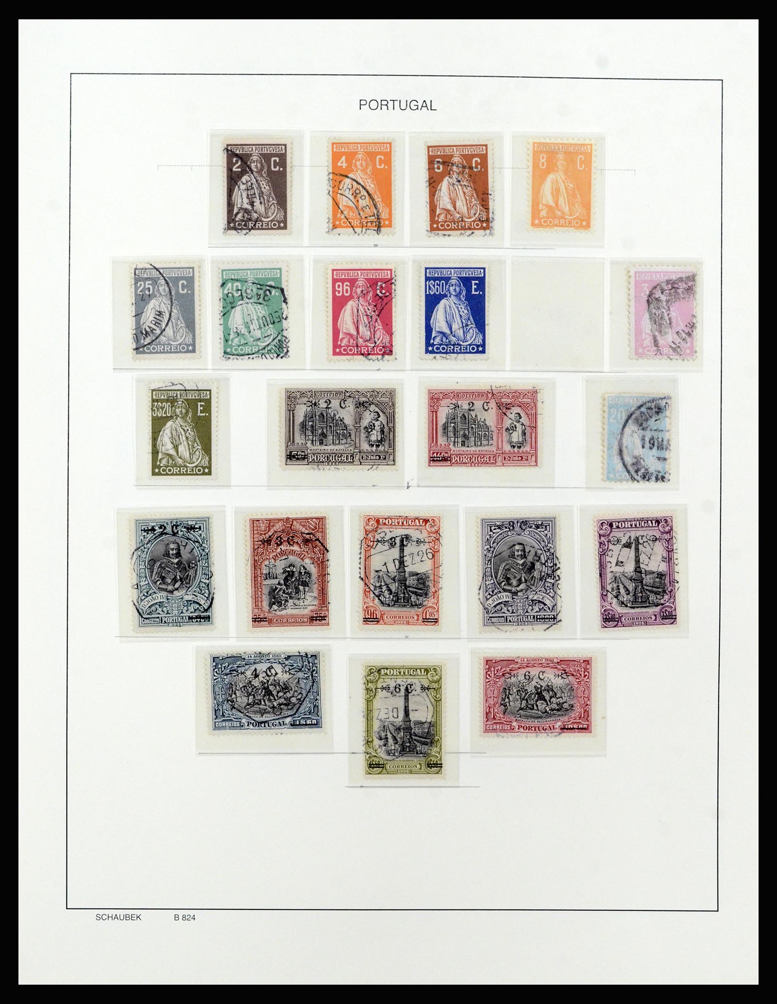 37137 037 - Postzegelverzameling 37137 Portugal 1894-1944.