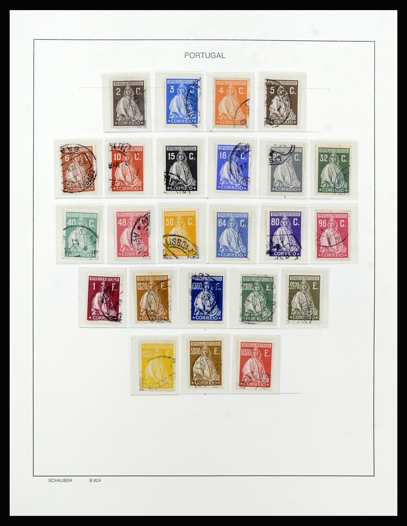 37137 039 - Postzegelverzameling 37137 Portugal 1894-1944.