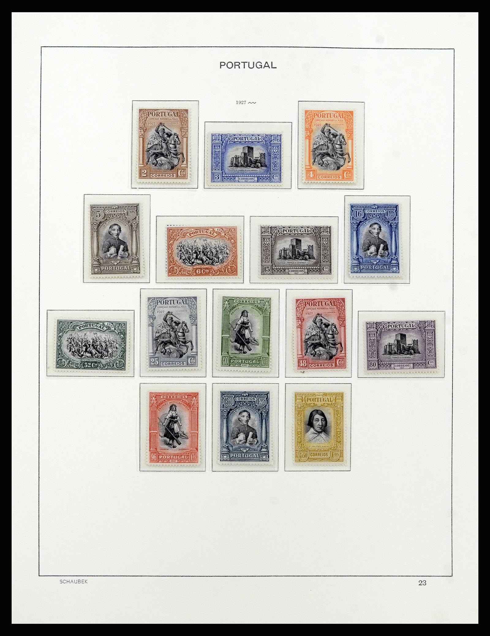 37137 040 - Postzegelverzameling 37137 Portugal 1894-1944.