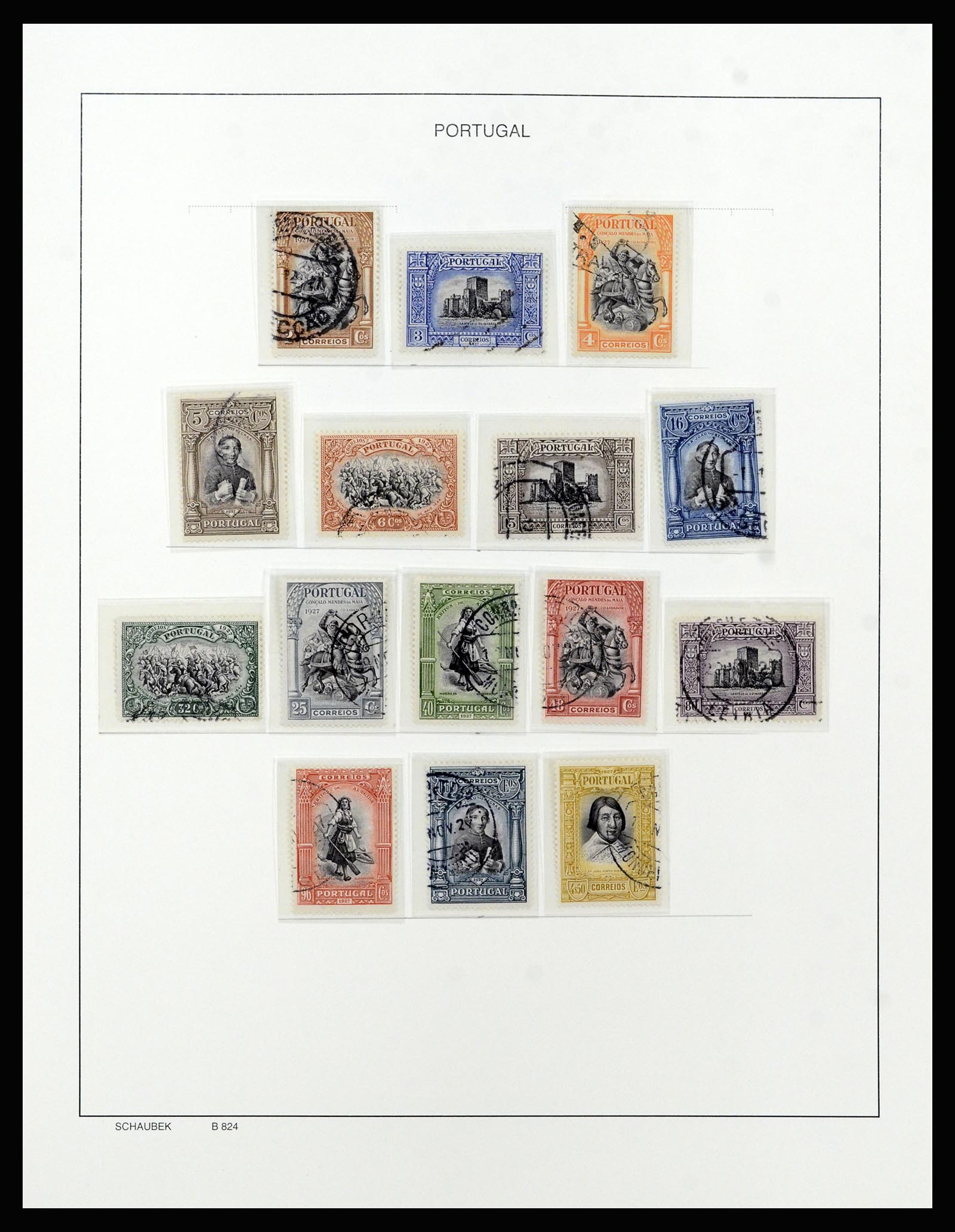 37137 041 - Postzegelverzameling 37137 Portugal 1894-1944.