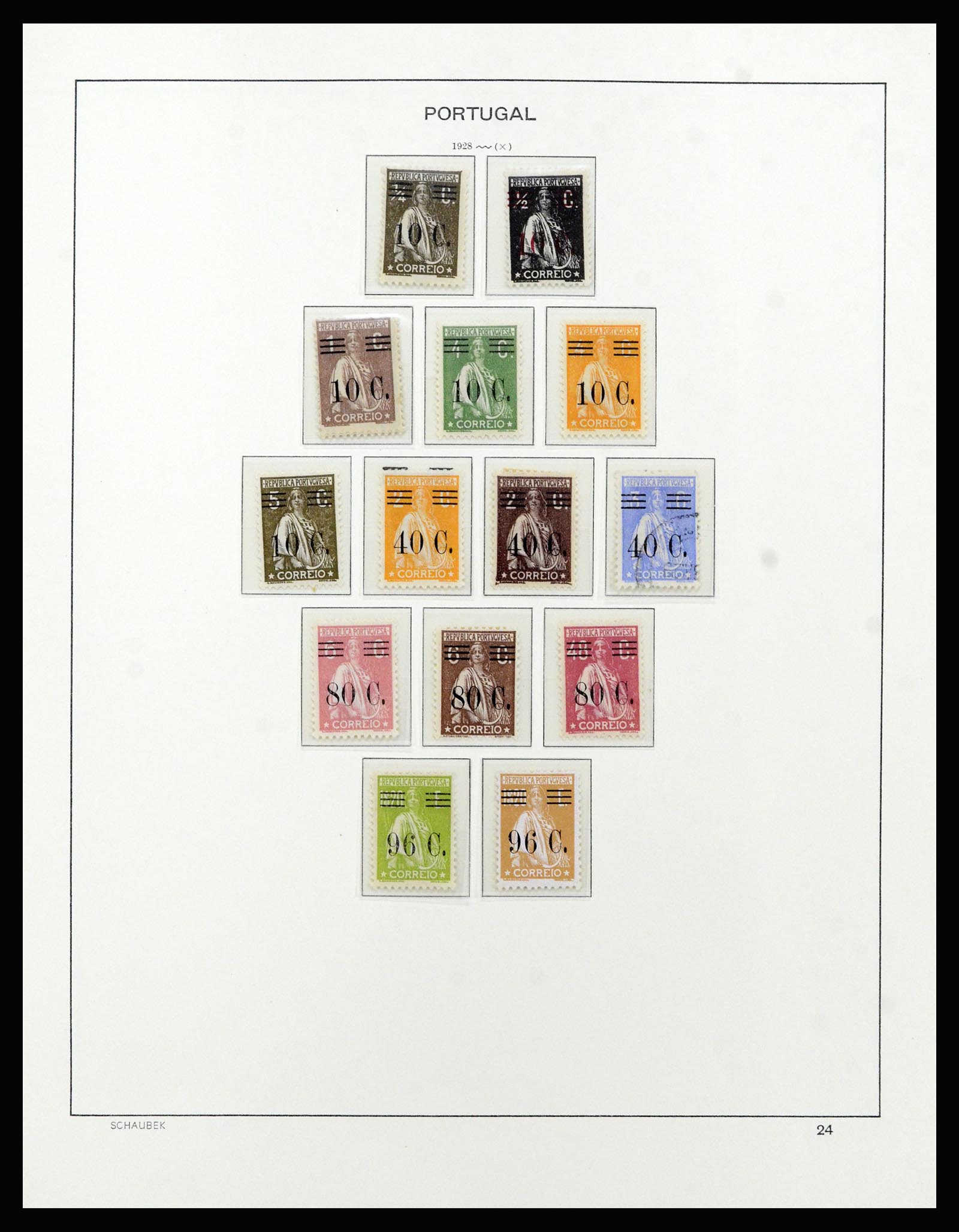 37137 042 - Postzegelverzameling 37137 Portugal 1894-1944.