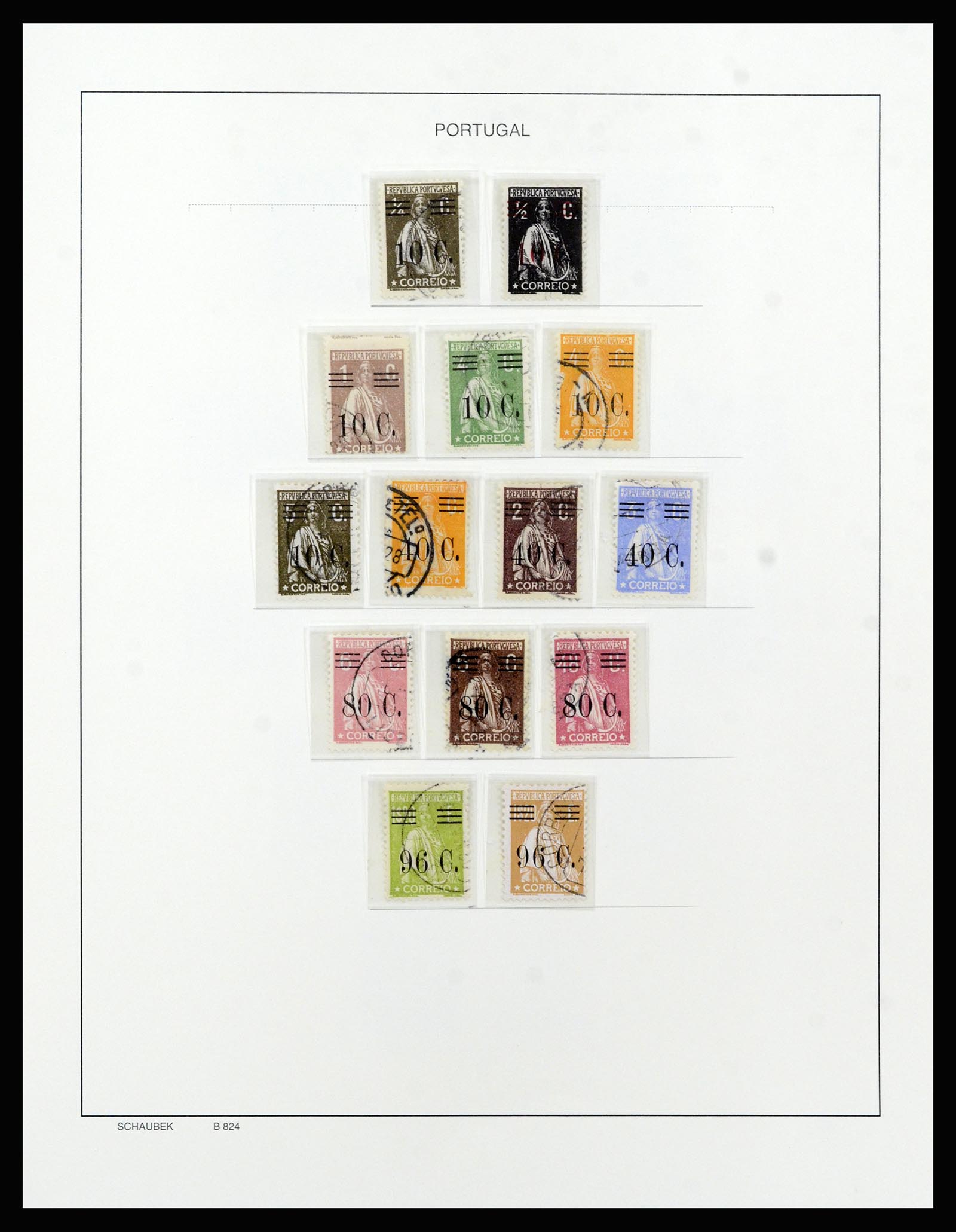 37137 043 - Postzegelverzameling 37137 Portugal 1894-1944.