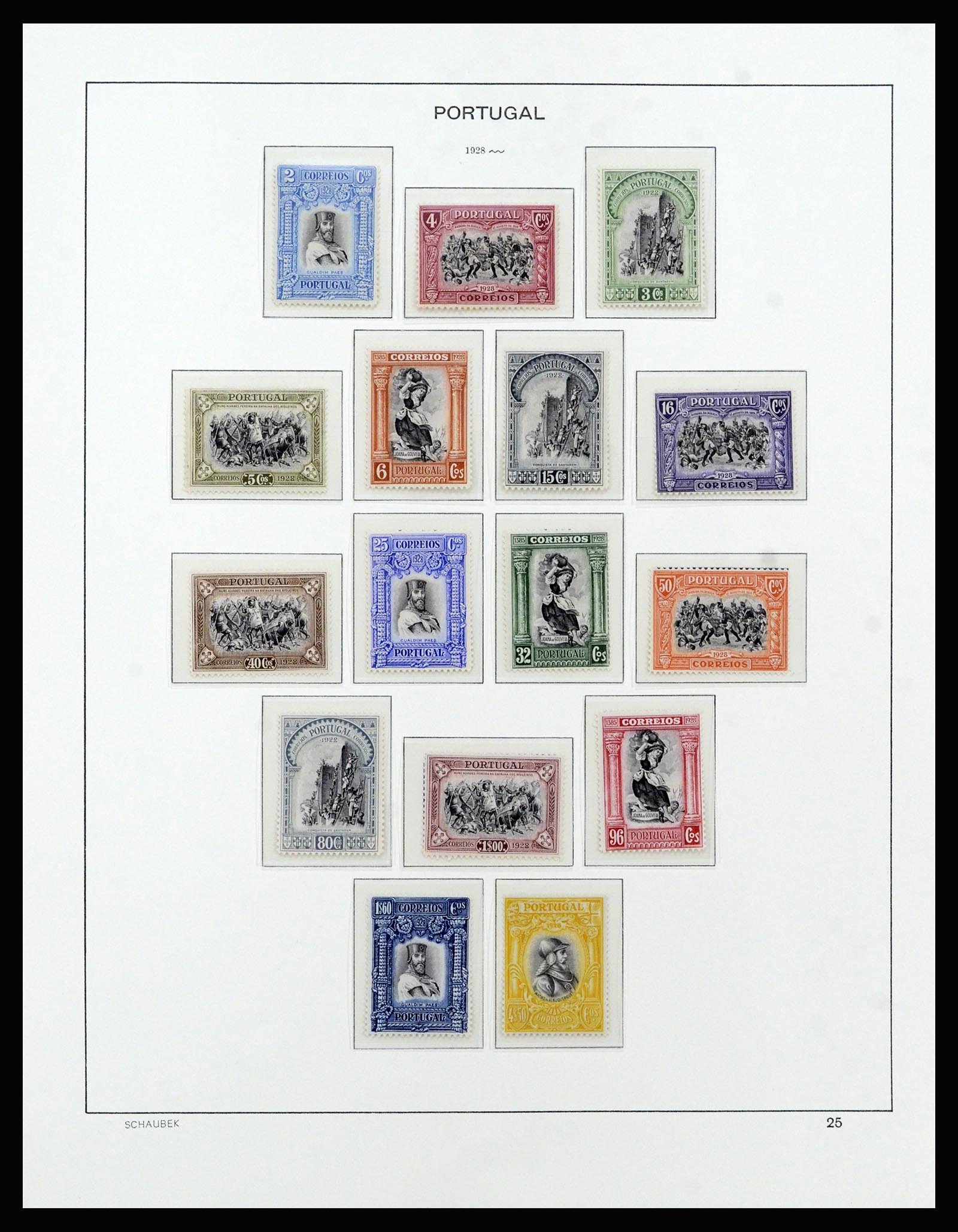 37137 044 - Postzegelverzameling 37137 Portugal 1894-1944.