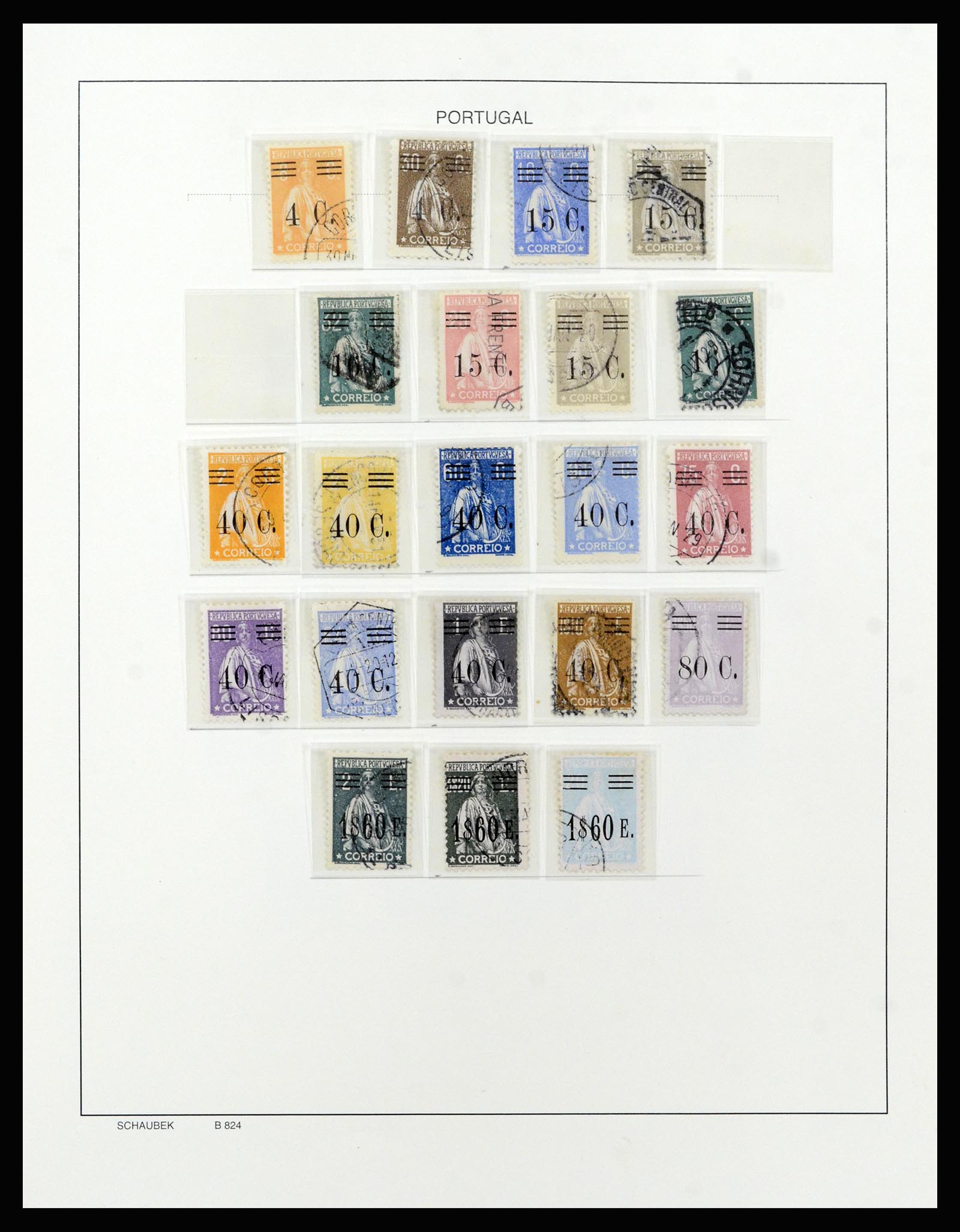 37137 047 - Postzegelverzameling 37137 Portugal 1894-1944.