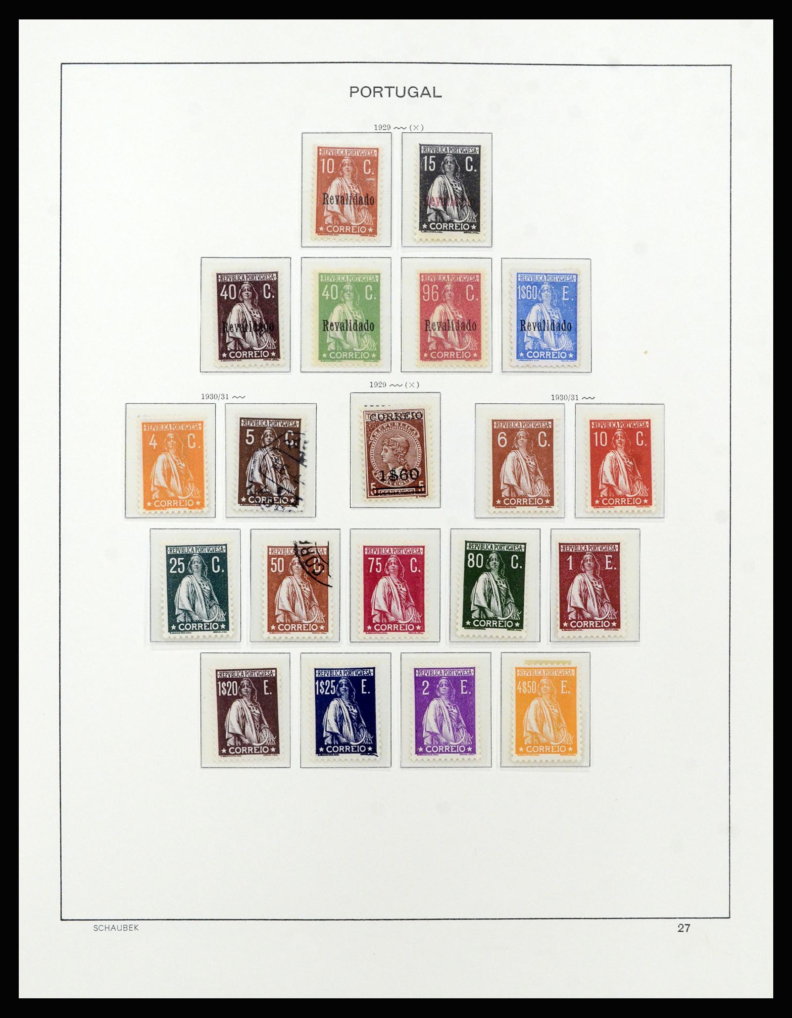 37137 048 - Postzegelverzameling 37137 Portugal 1894-1944.