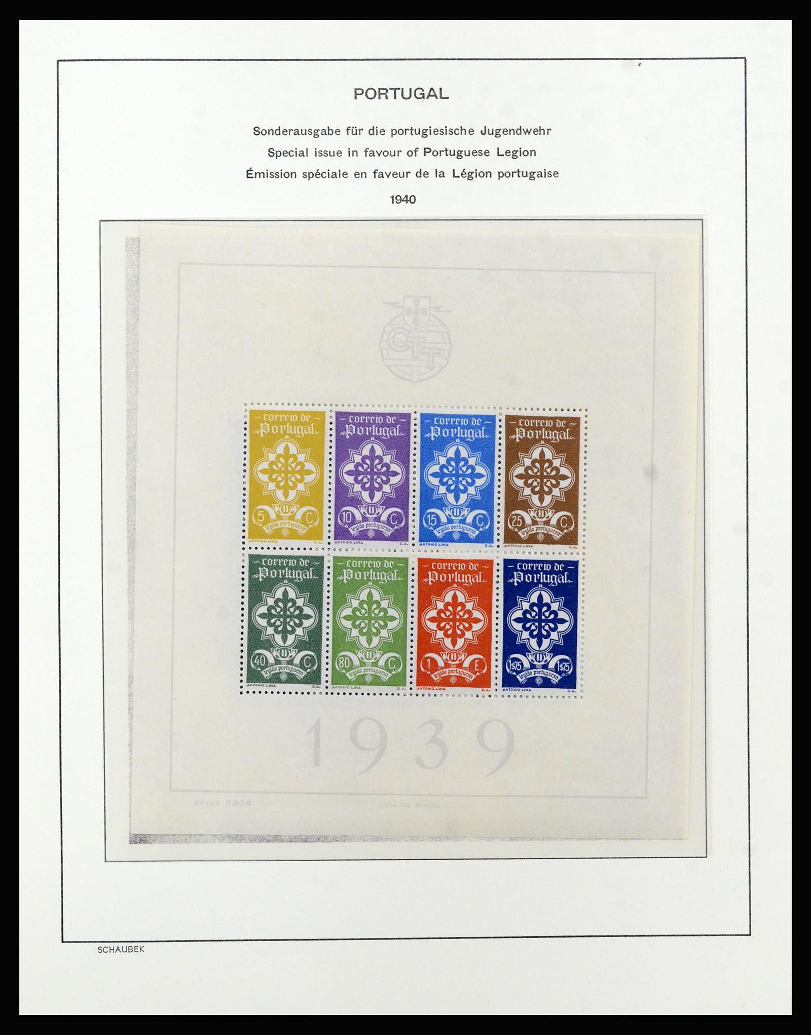 37137 061 - Postzegelverzameling 37137 Portugal 1894-1944.