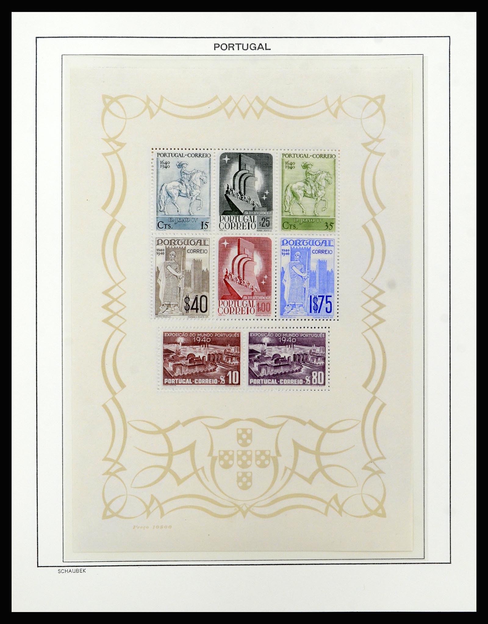 37137 062 - Postzegelverzameling 37137 Portugal 1894-1944.