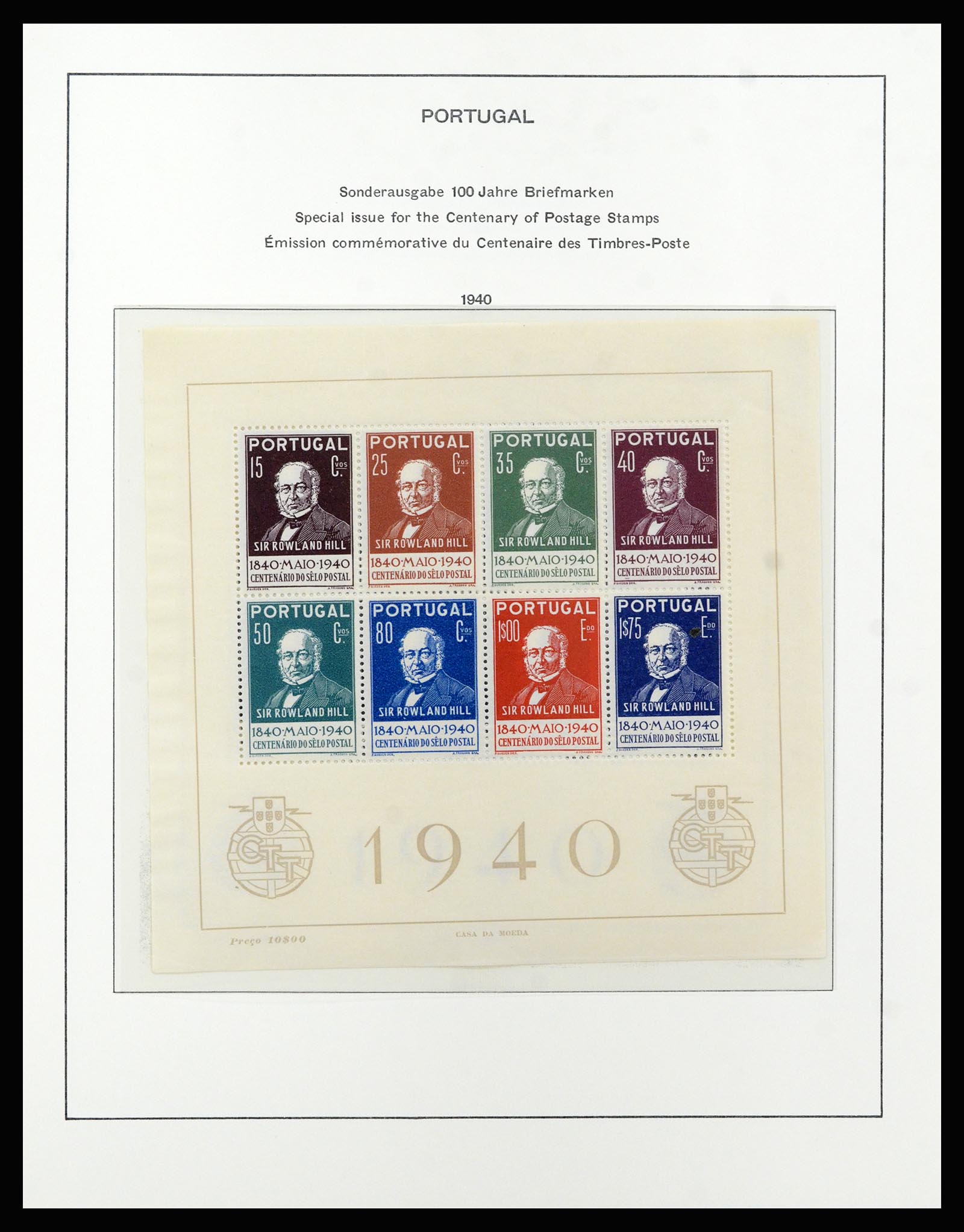 37137 063 - Postzegelverzameling 37137 Portugal 1894-1944.