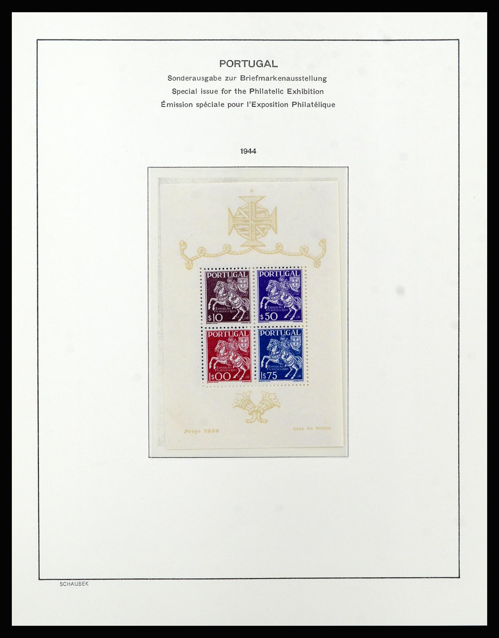 37137 065 - Postzegelverzameling 37137 Portugal 1894-1944.