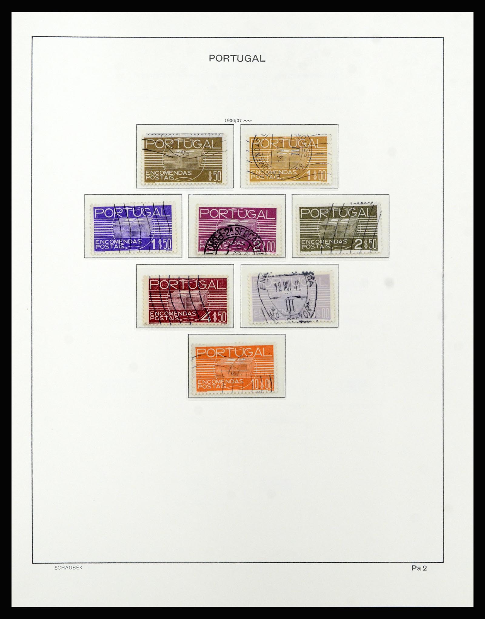 37137 069 - Postzegelverzameling 37137 Portugal 1894-1944.