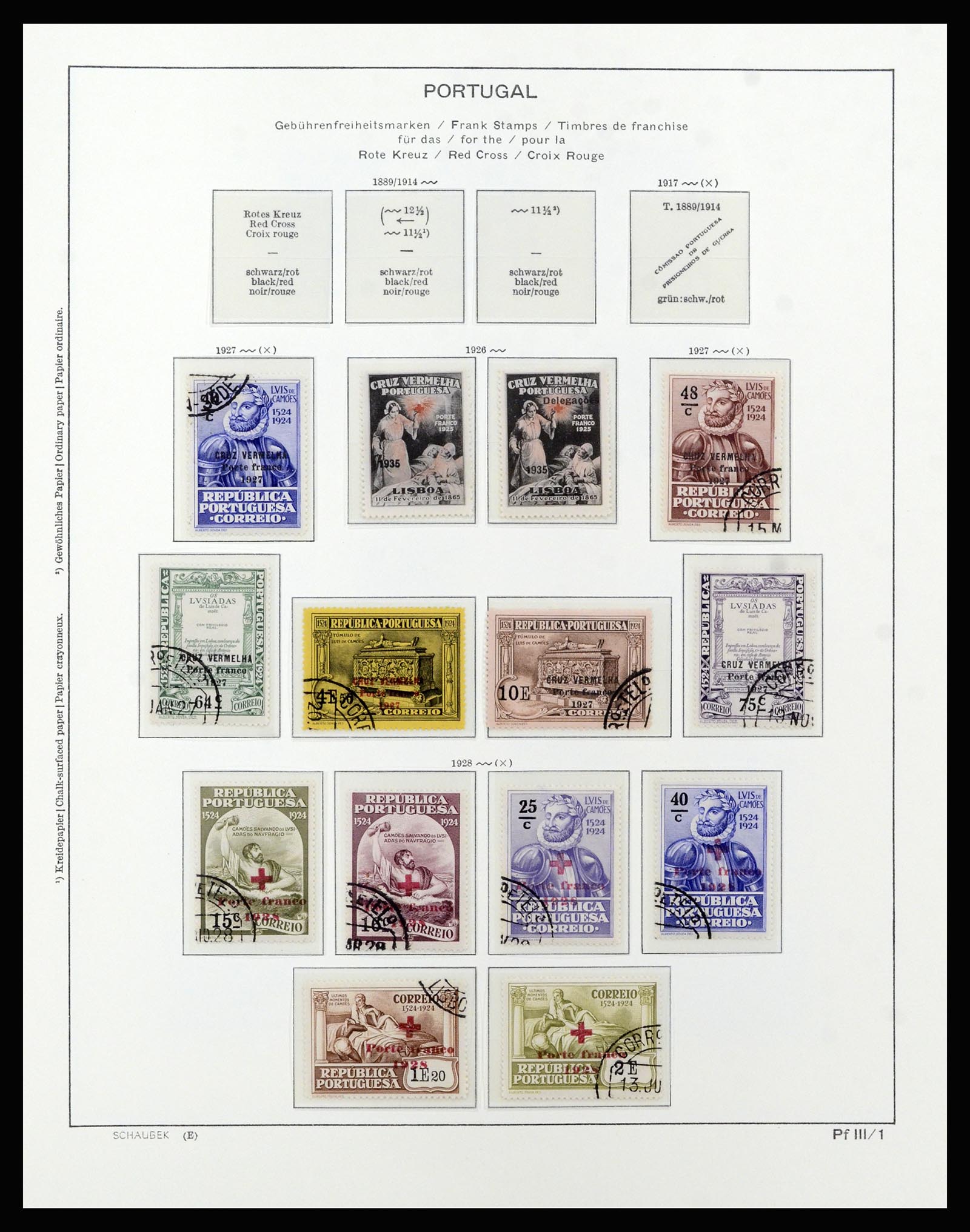 37137 070 - Postzegelverzameling 37137 Portugal 1894-1944.