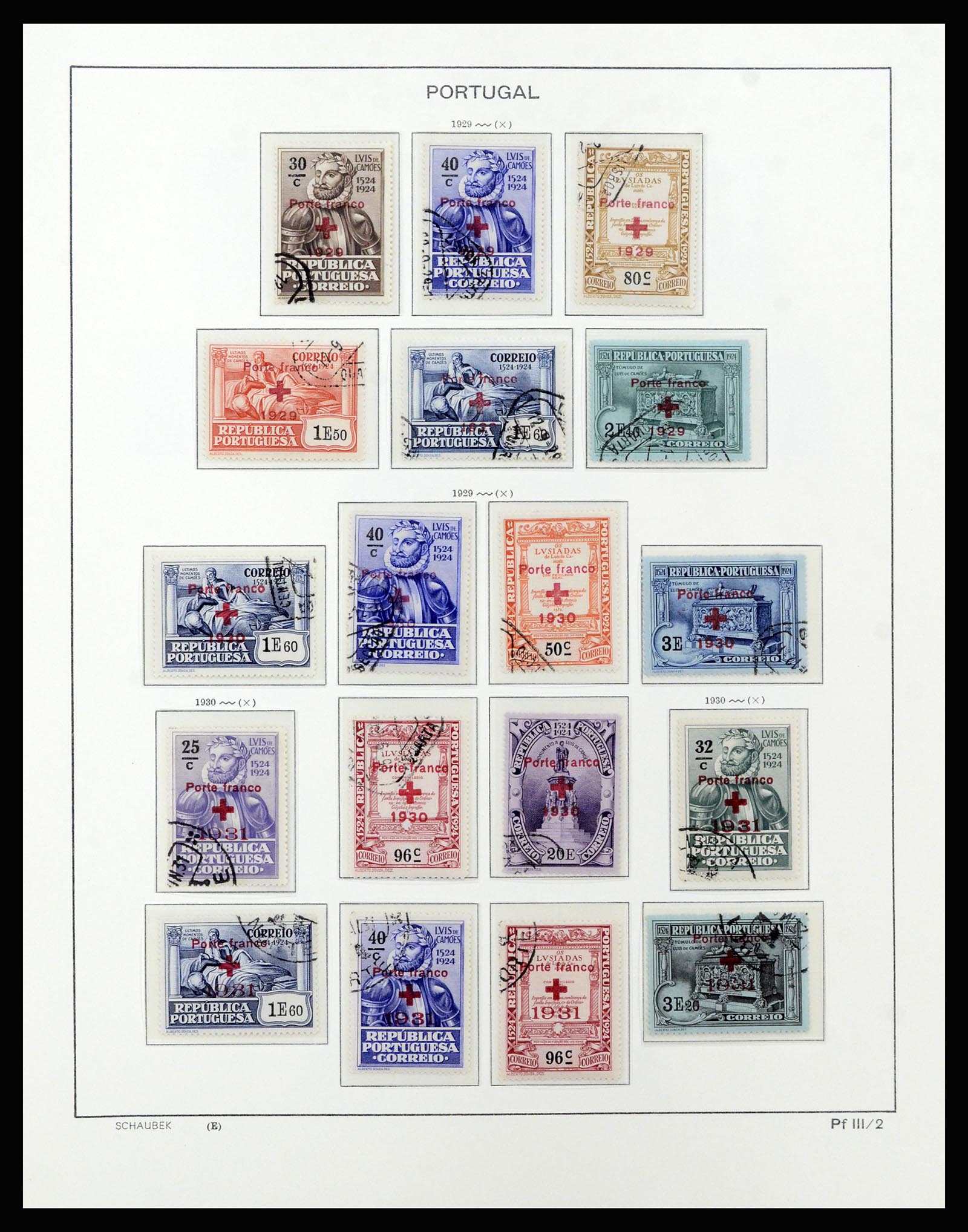 37137 071 - Postzegelverzameling 37137 Portugal 1894-1944.