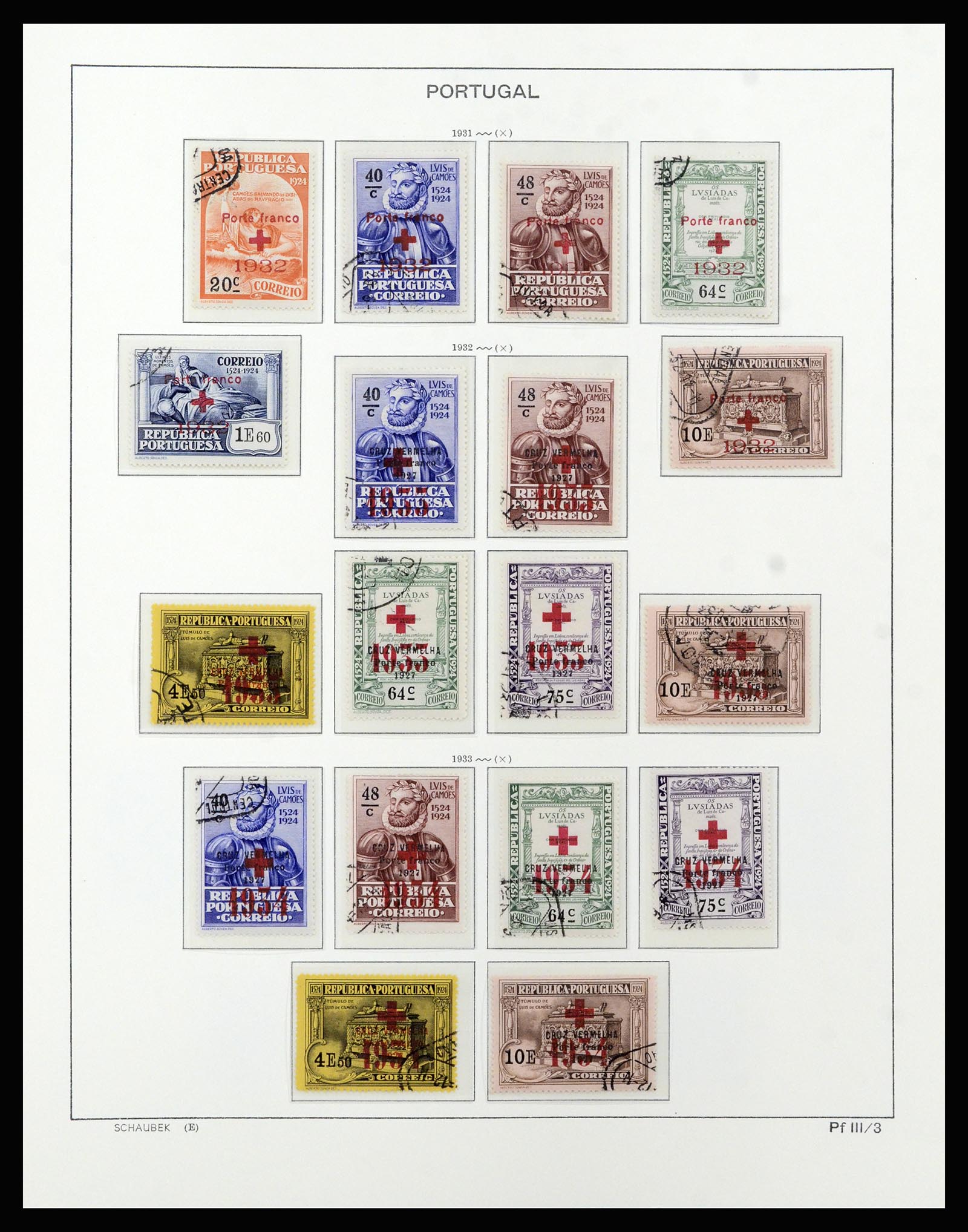 37137 072 - Postzegelverzameling 37137 Portugal 1894-1944.