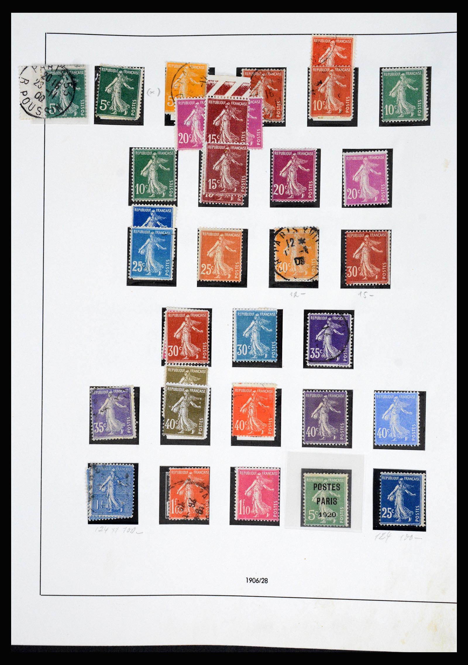 37140 010 - Stamp collection 37140 France 1849-1945.