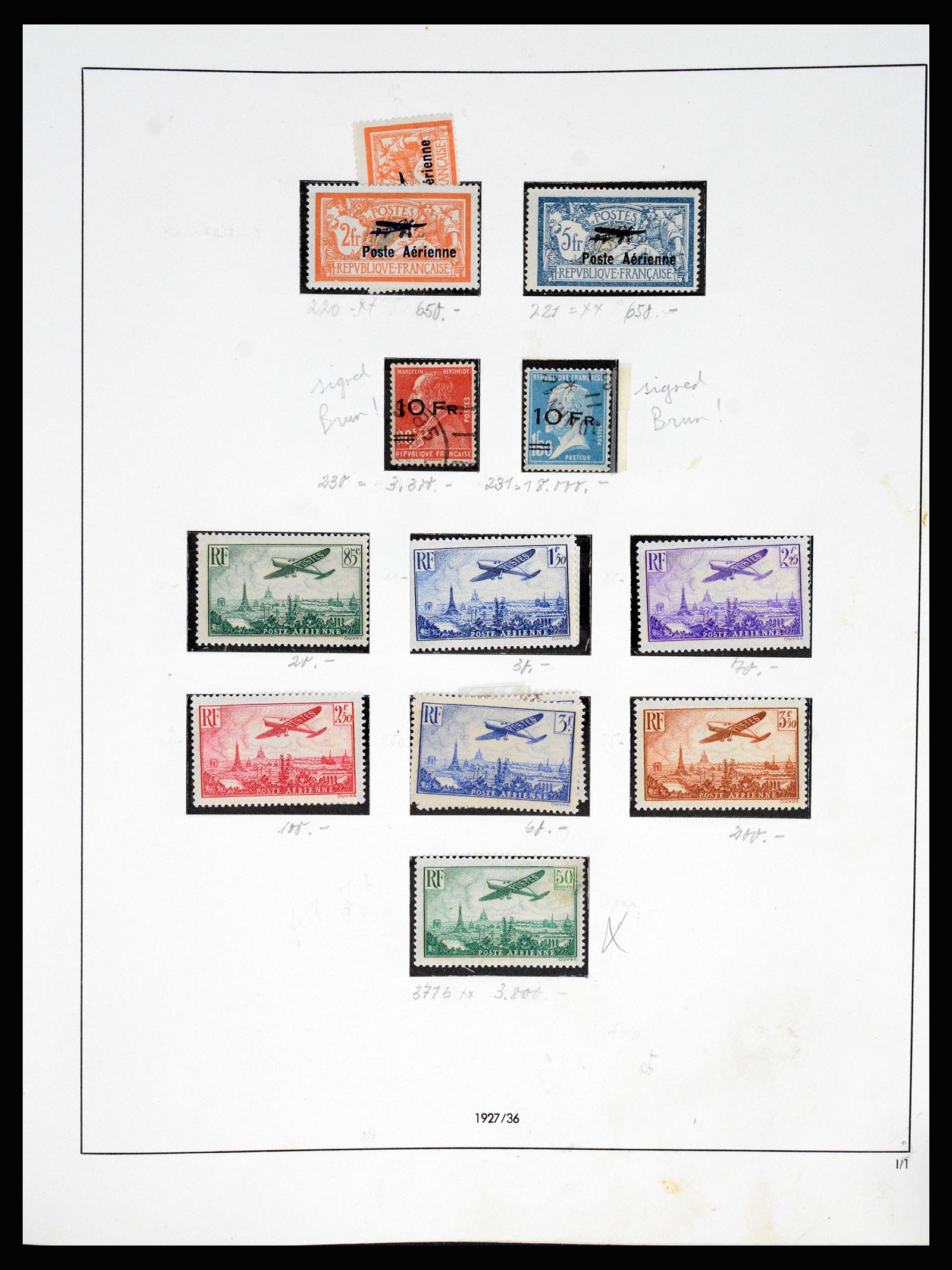 37140 027 - Postzegelverzameling 37140 Frankrijk 1849-1945.